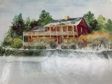 George, Bush Holley House Litho Poster