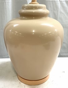 Vintage Pink Art Glass Table Lamp