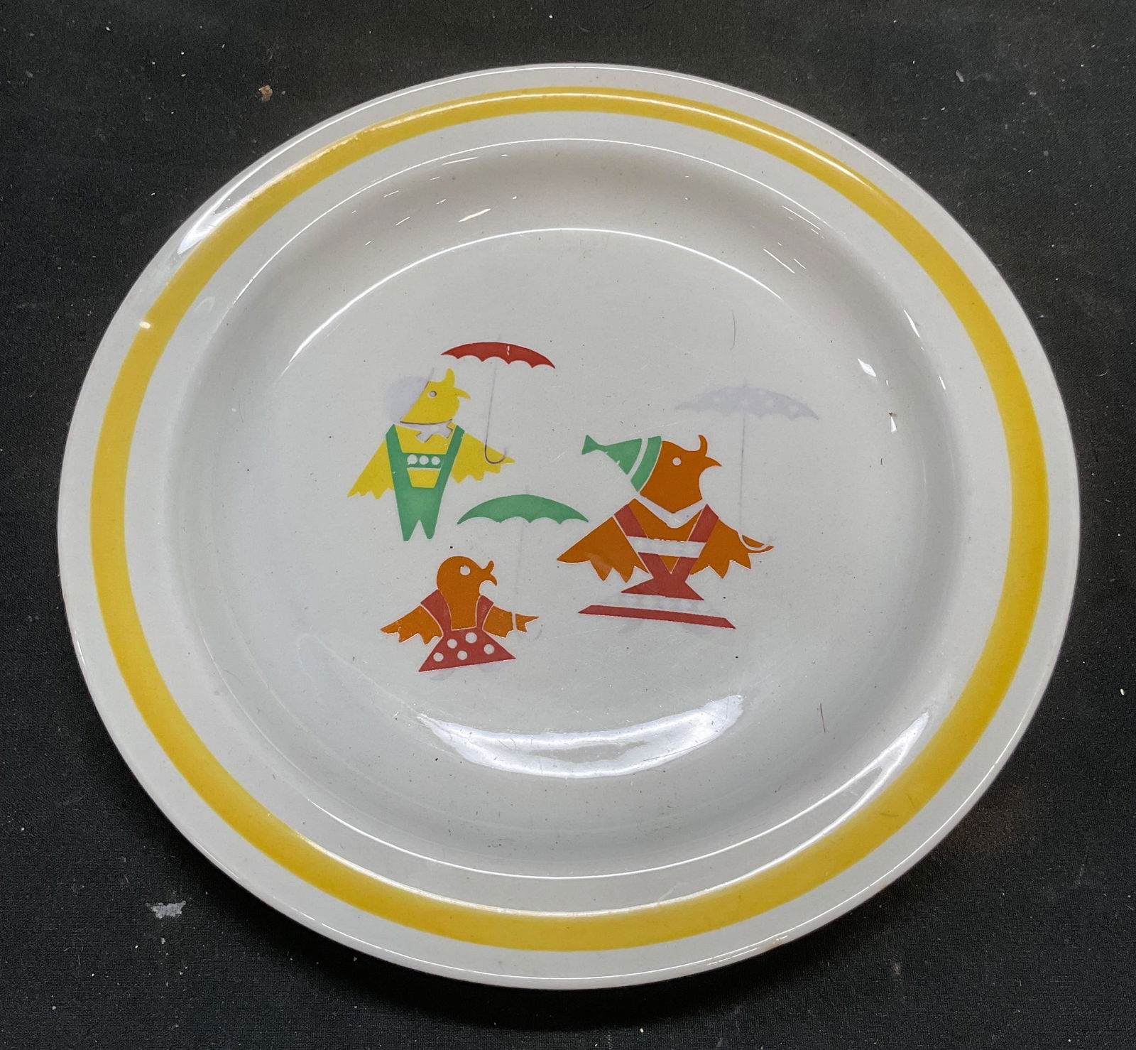 Vtg Arabia Finland Ceramic Fish Plate (1 of 6)
