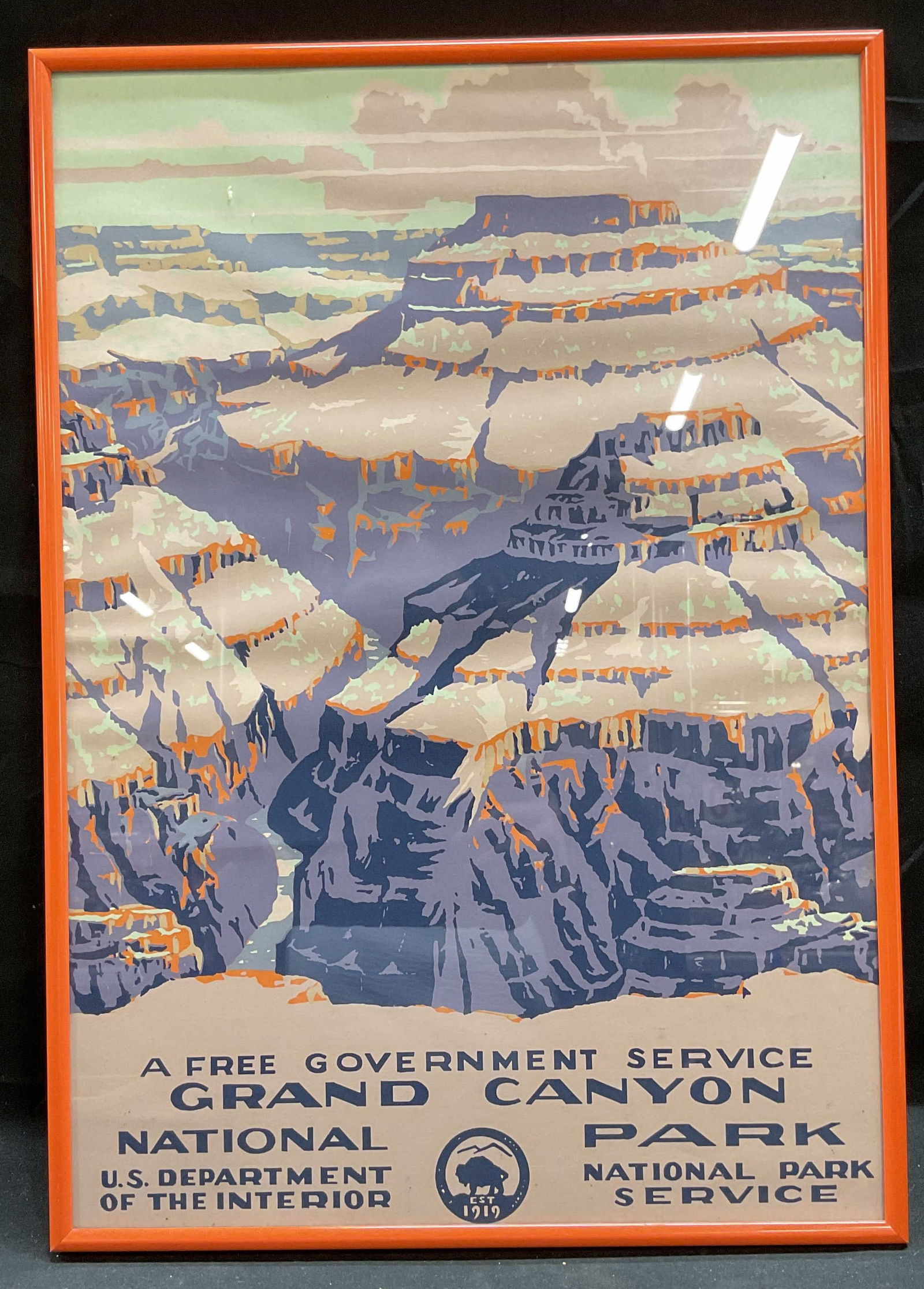 Framed Grand Canyon US Natnl Park Poster (1 of 6)