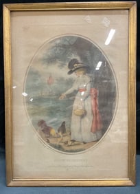 Framed 1781 J. R. Smith After Morland Engraving