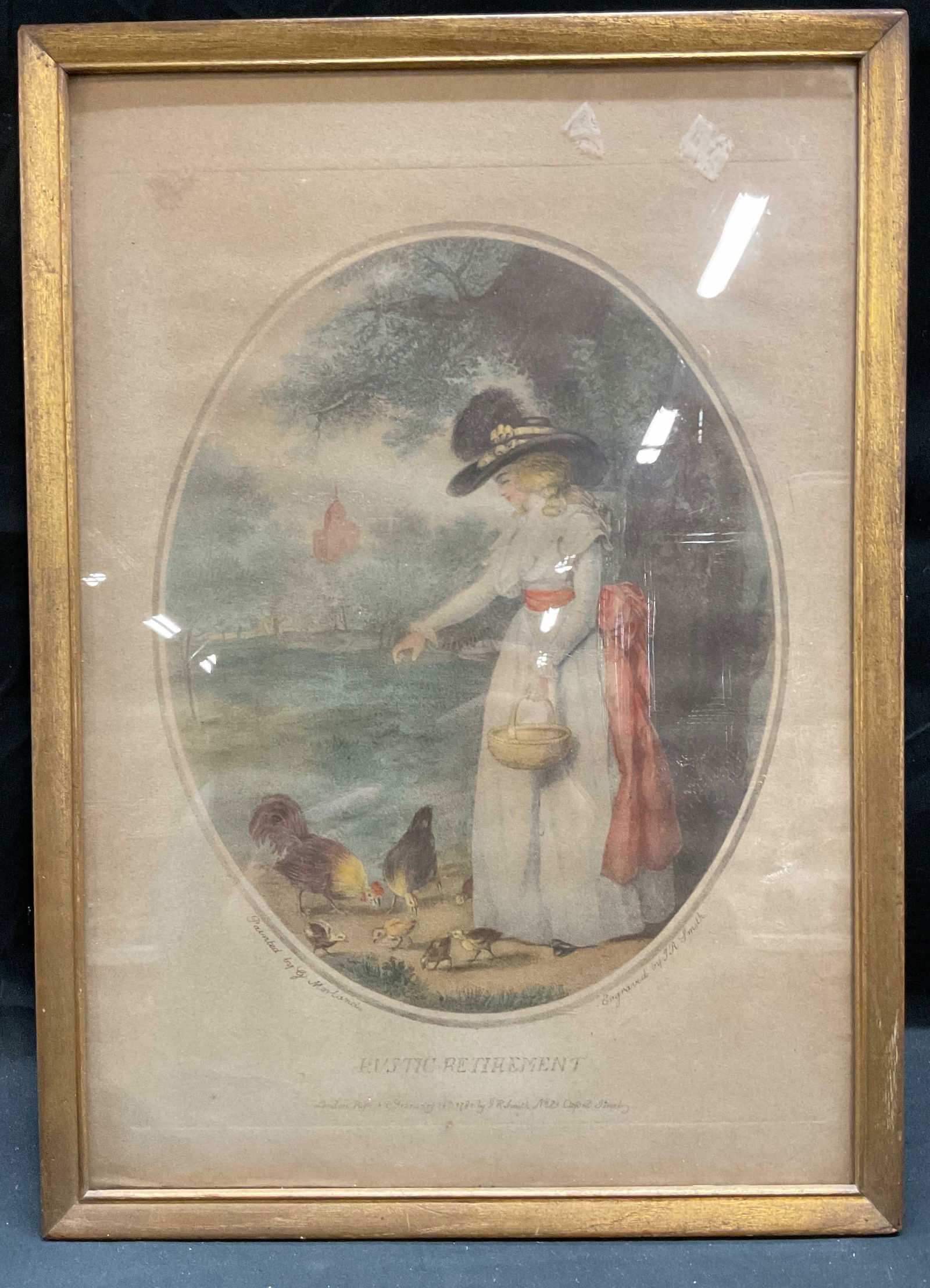 Framed 1781 J. R. Smith After Morland Engraving (1 of 6)