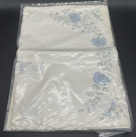 IMPERIAL CORONET LINENS Floral Motif Linens