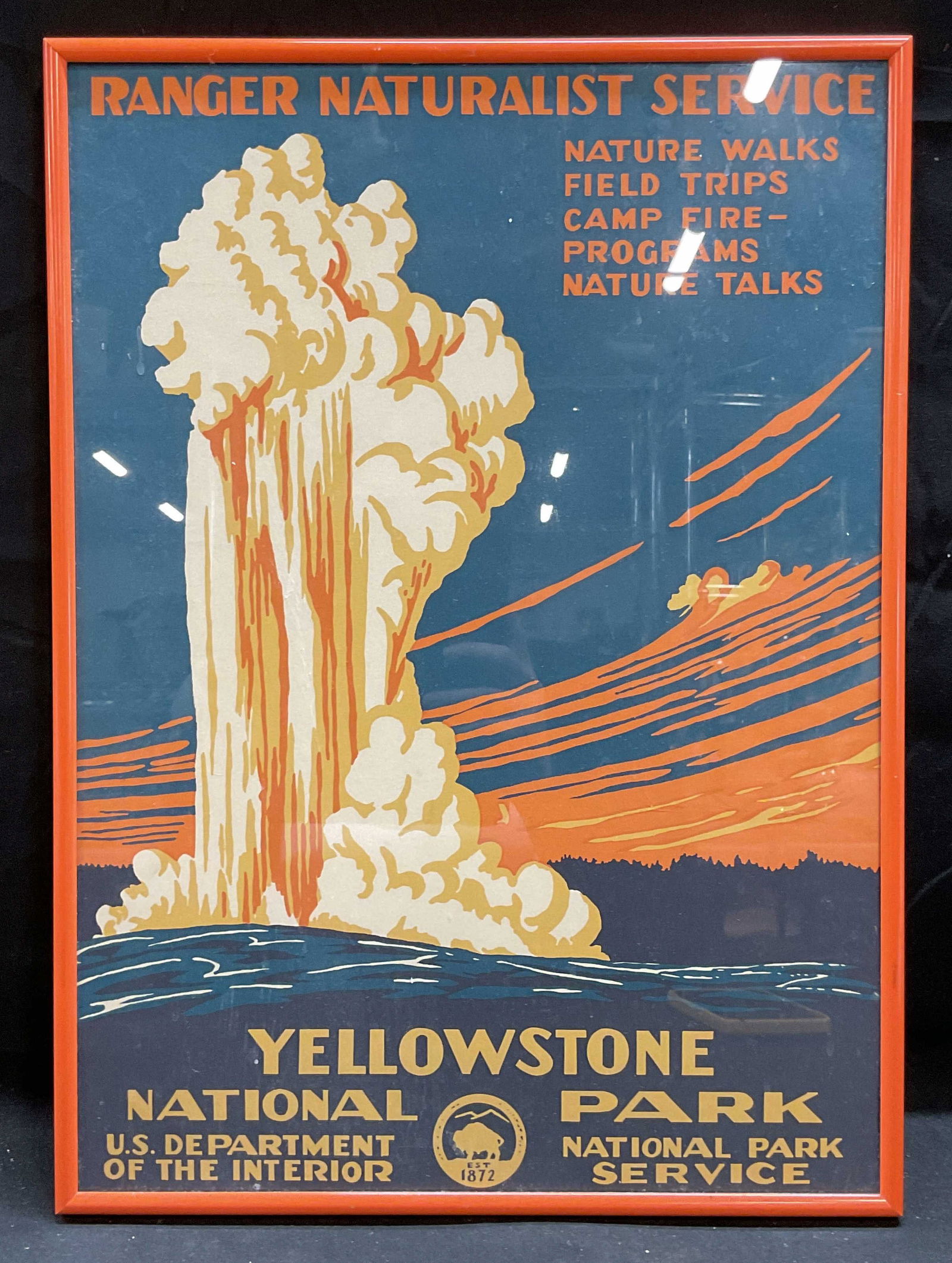 Framed Yellowstone National Park Poster (1 of 6)