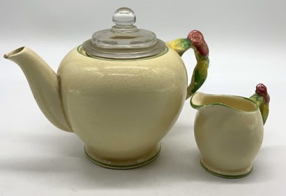 ROYAL WINTON Rosebud Teapot & Creamer Set England