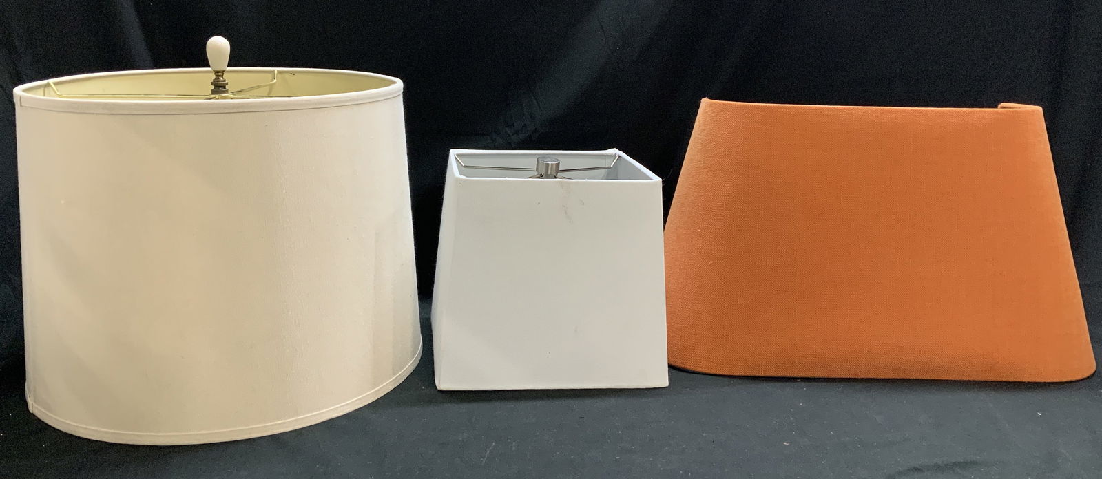 Lot 3 MCM Assorted Fabric Lamp Shades (1 of 9)