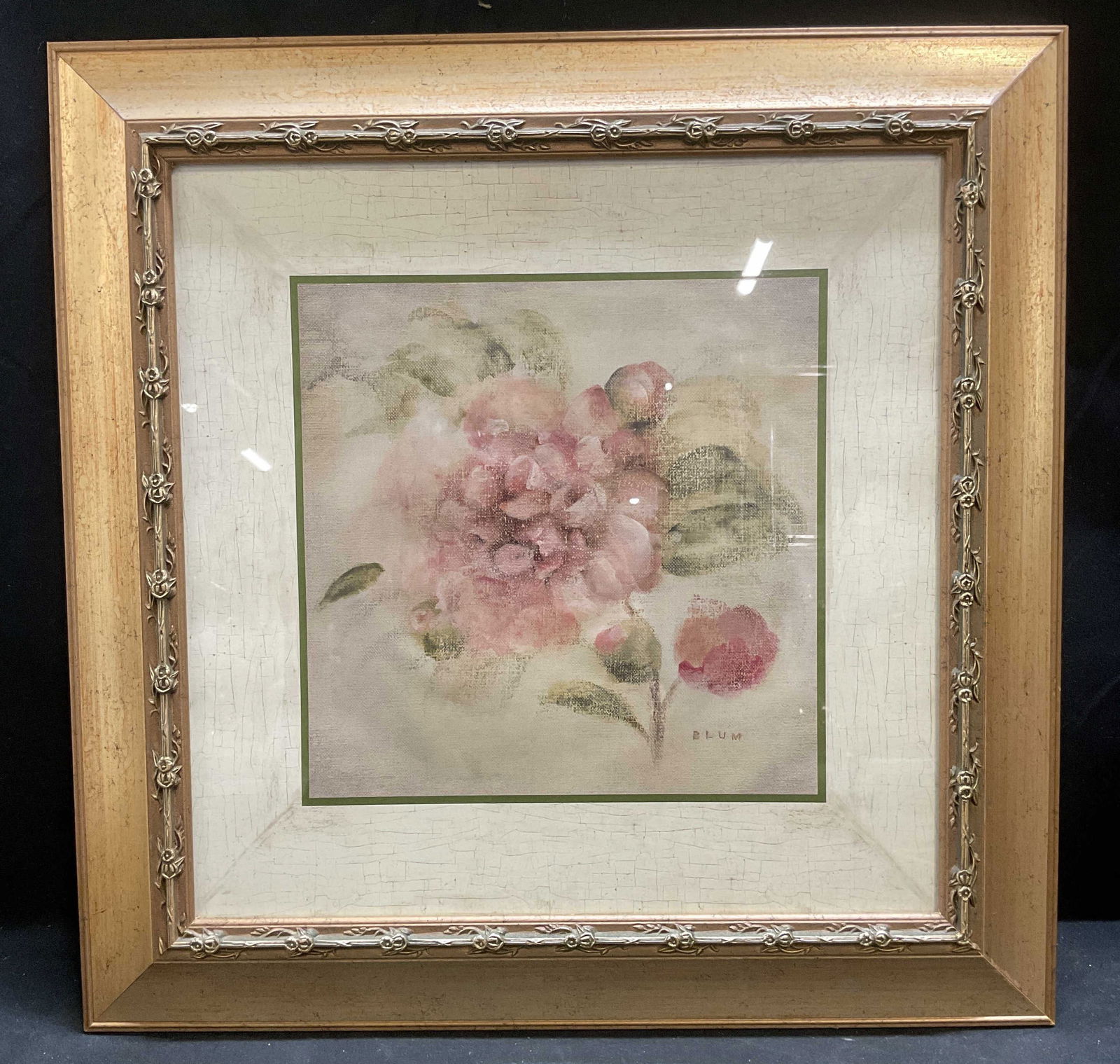 Framed Blum Still Life Flowers Lithograph (1 of 6)