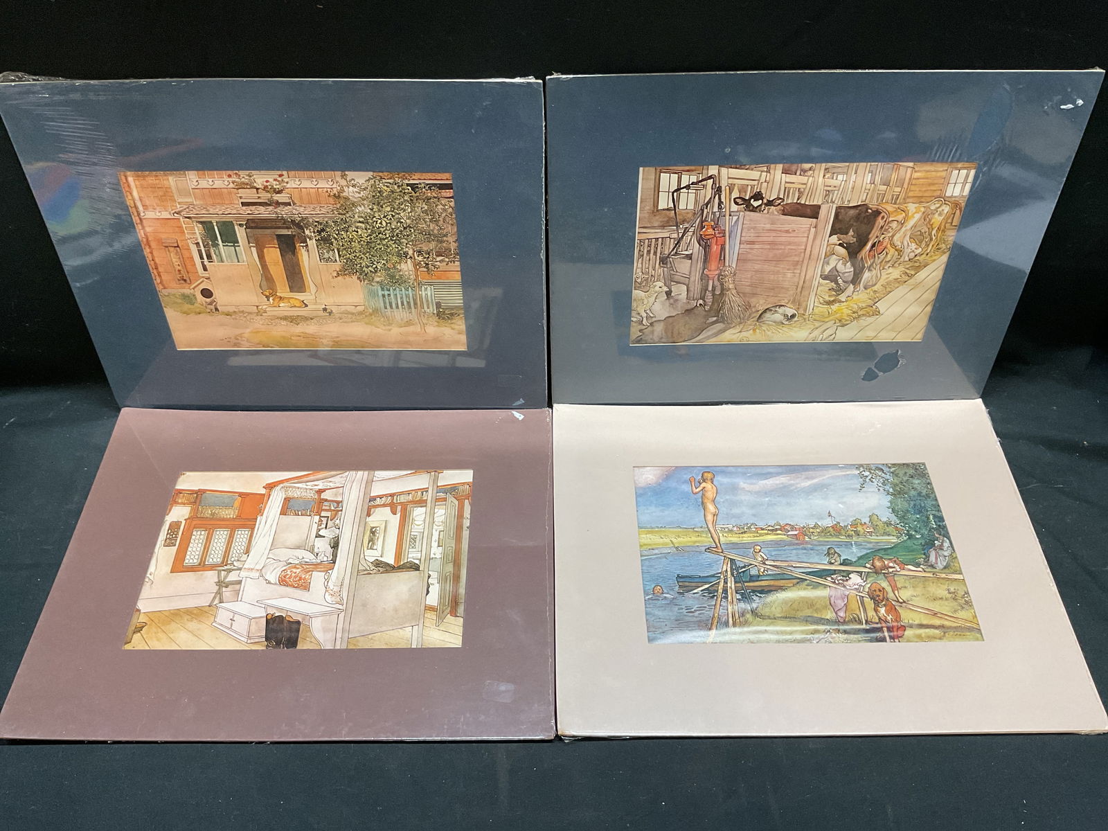 Lot 4 Figure, Animal, Landscape Scene Lithographs (1 of 6)