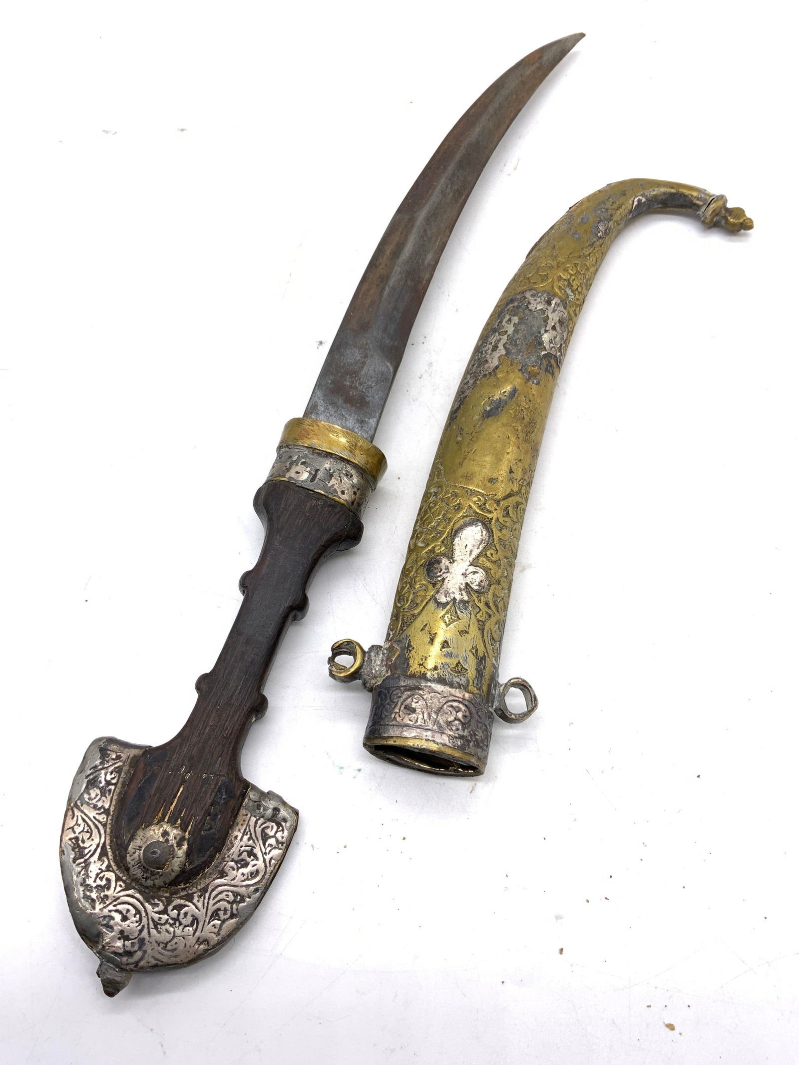 Antq 19th Cntry Middle Eastern Jambiya Knife (1 of 8)