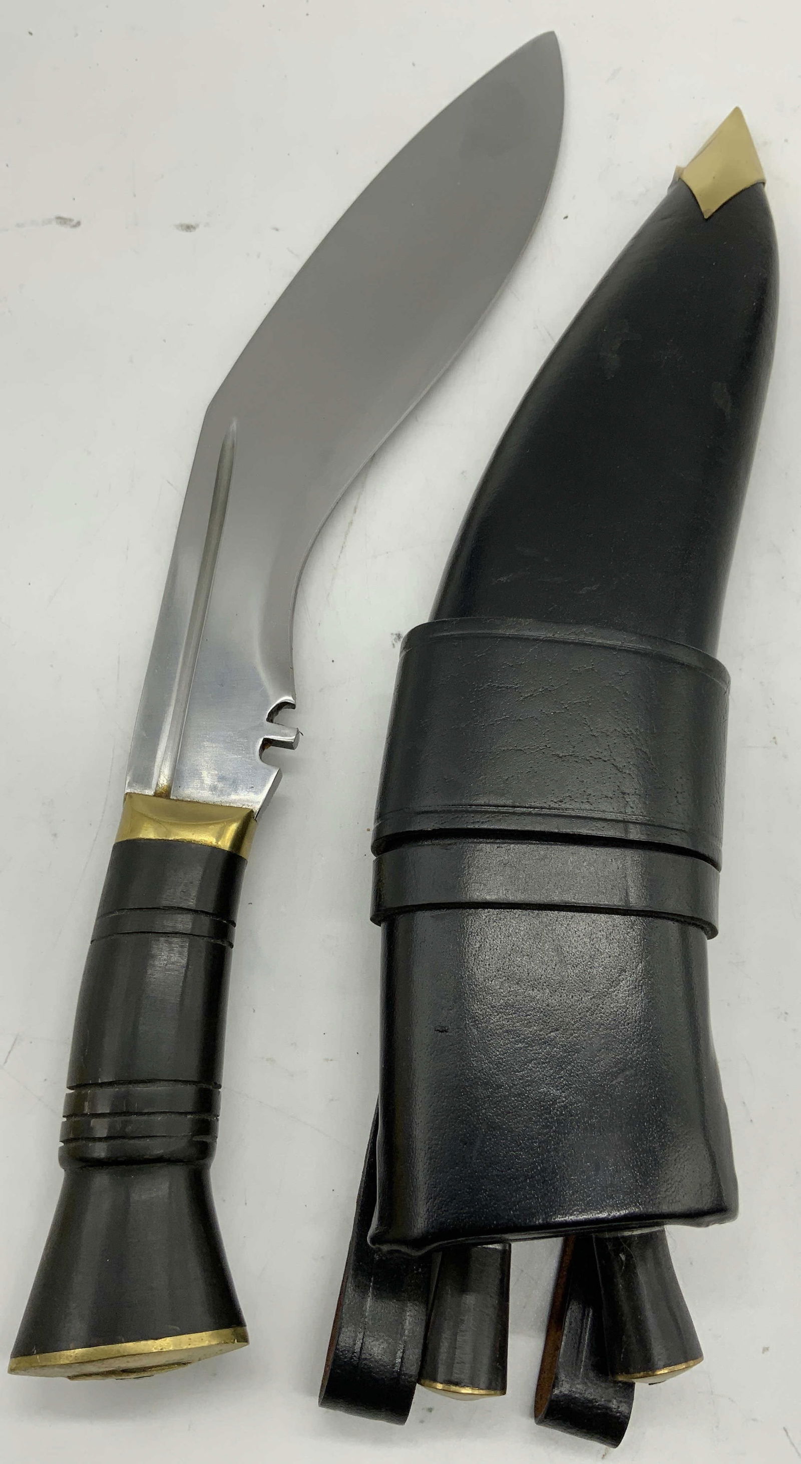 WINDLASS Trad Gurkha Knife W Scabbard INDIA (1 of 7)