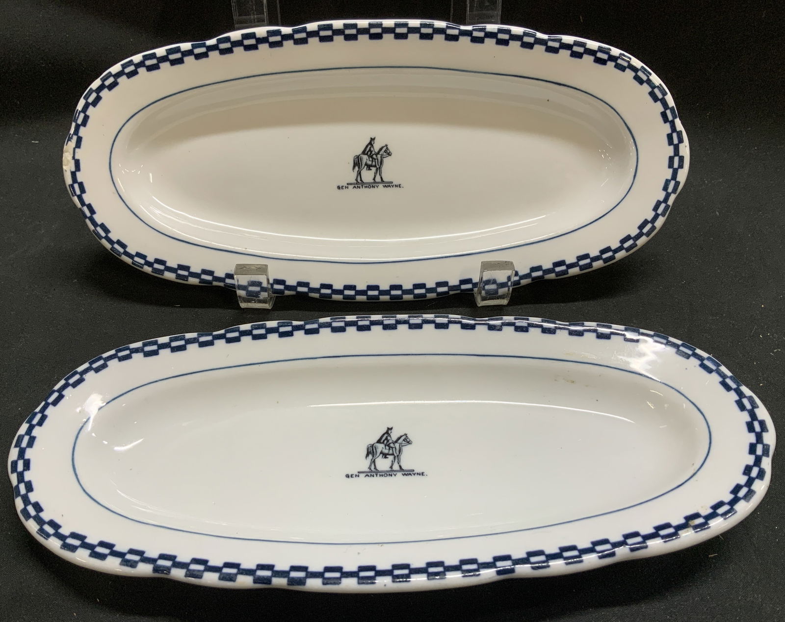 2Vntg F.Dougherty&Sons General on Horse Plates USA (1 of 7)