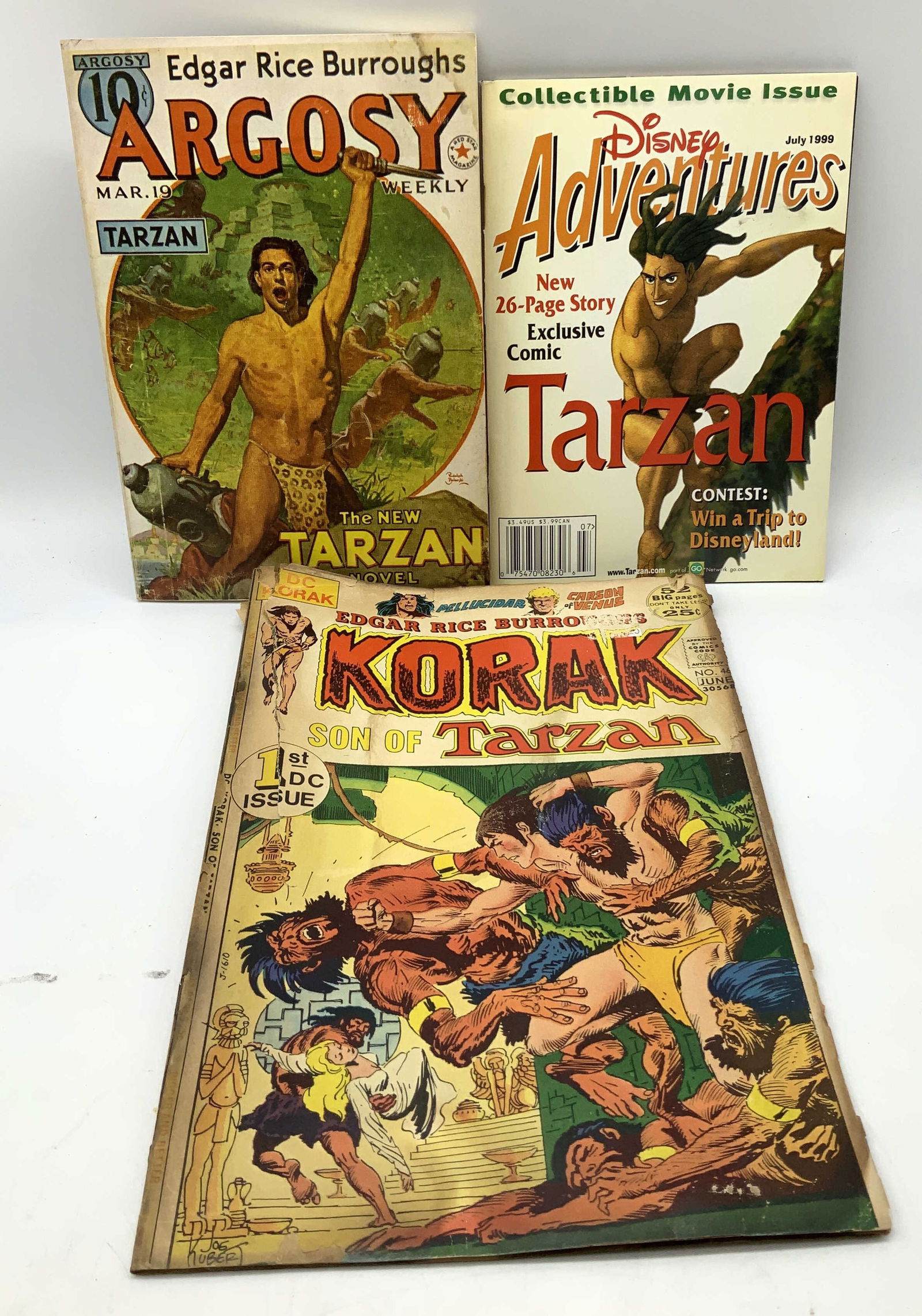 Lot 3 Tarzan Novel & Comics 1970-1990s BURROUGHS+ (1 of 18)