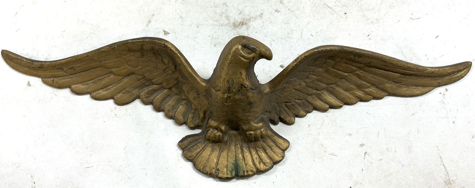 Vintage Gilt Metal Eagle Wall Hanging 18in (1 of 6)