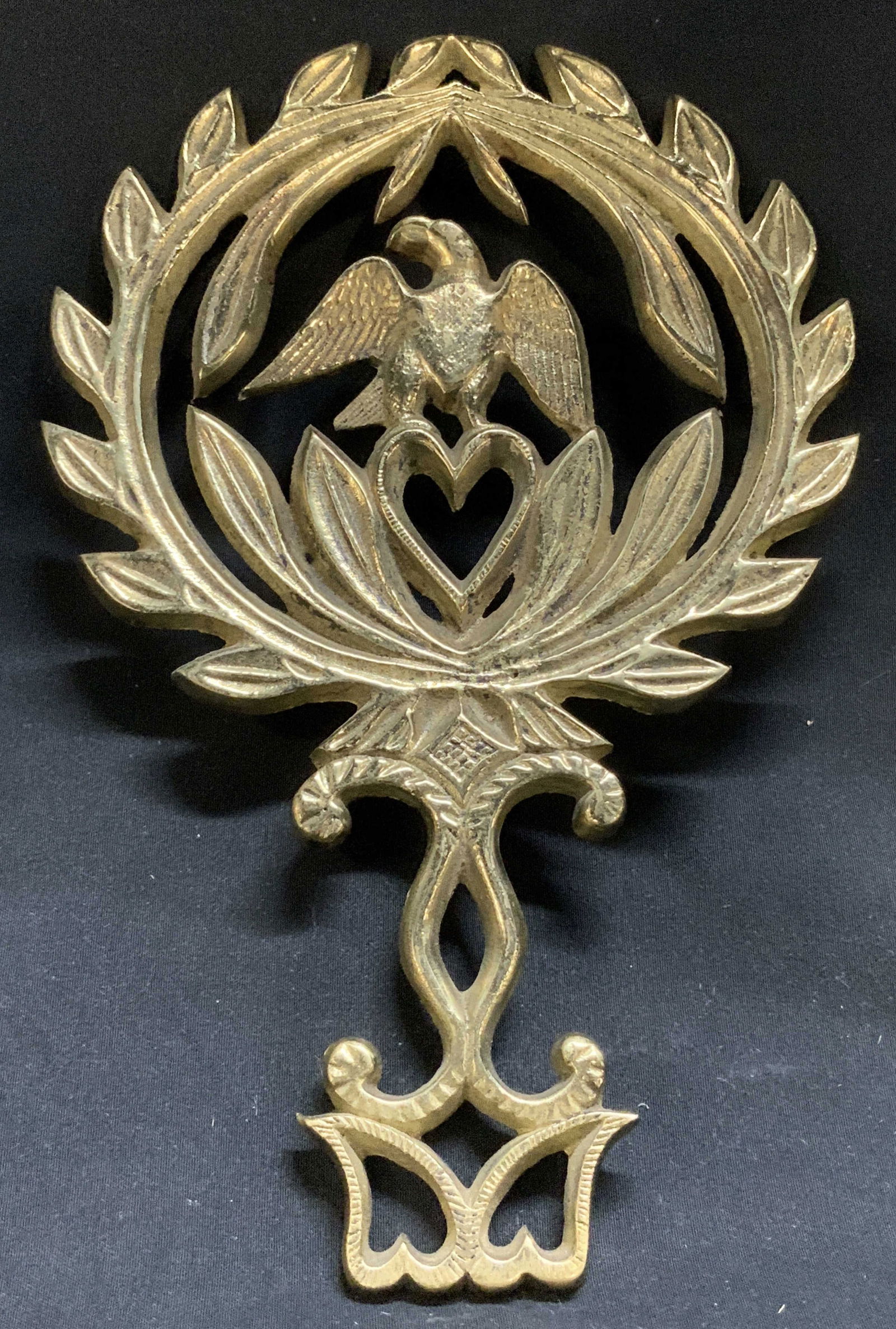 Vntg Virginia Metalcrafters Eagle Brass Trivet USA (1 of 6)
