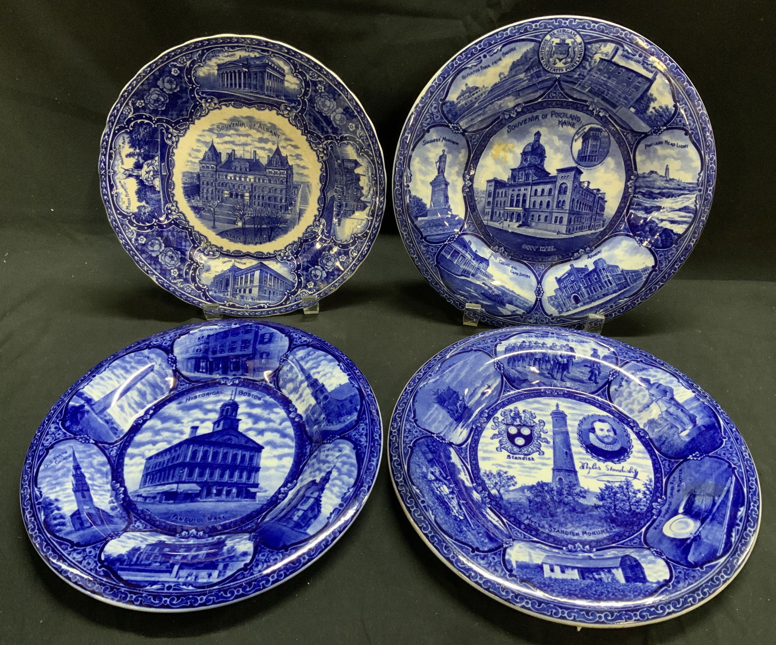 Lot 4 Antq Rowland & Marsellus Souvenir Plates ENG (1 of 10)