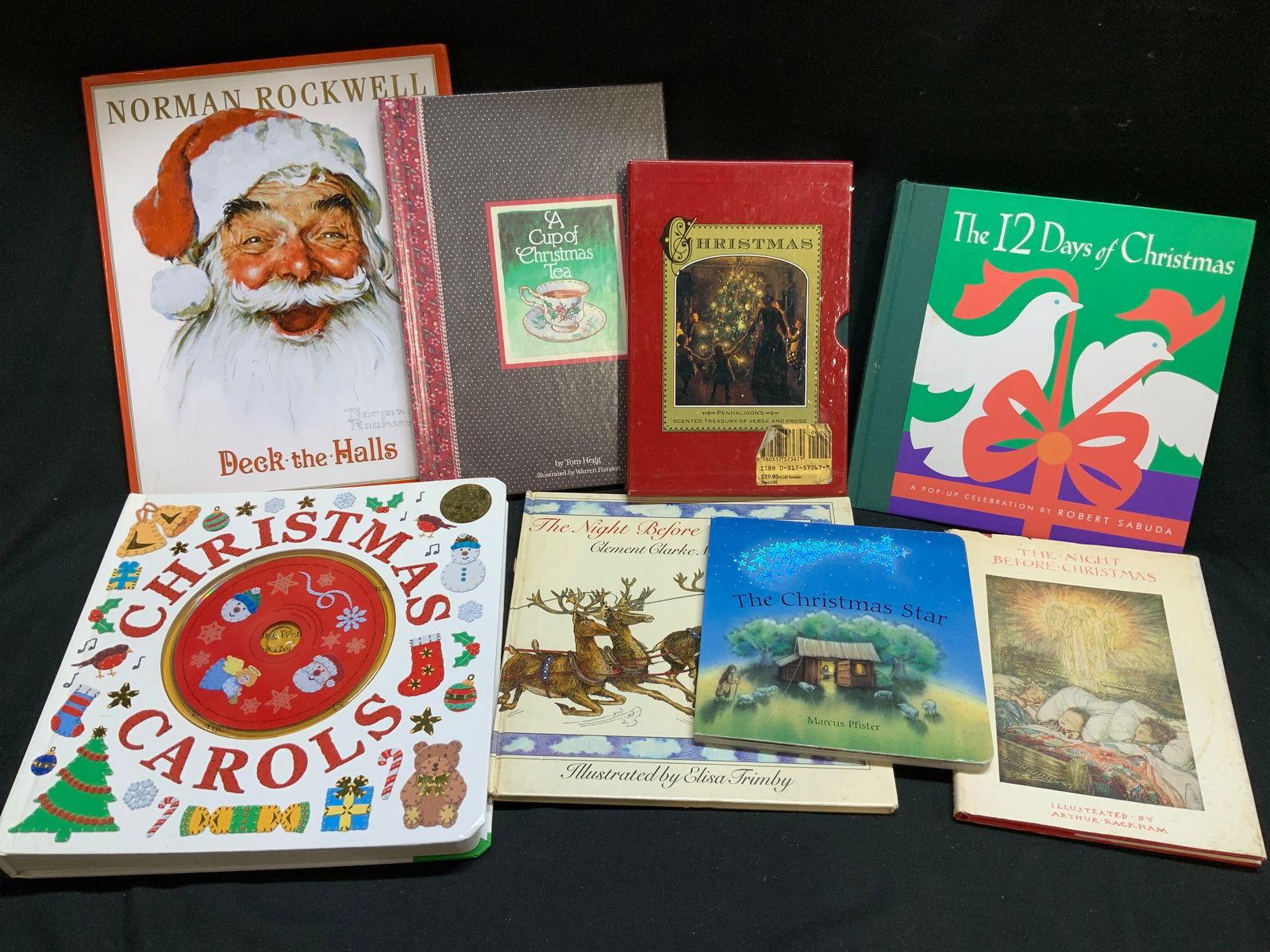 Lot 8 Christmas Illustr 1970-2000s Books ROCKWELL+ (1 of 20)