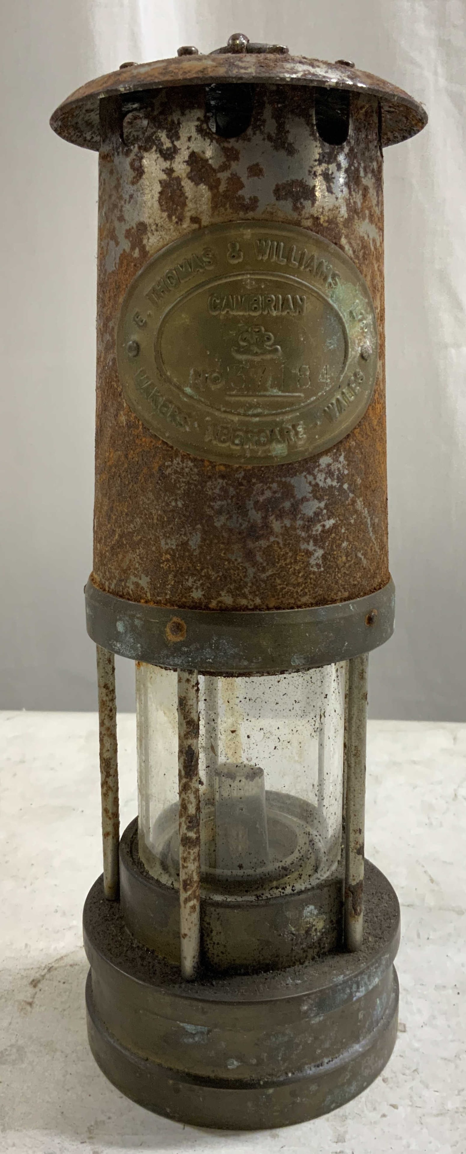 Atq E Thomas & Williams Ltd Cambrian Miners Lamp (1 of 6)