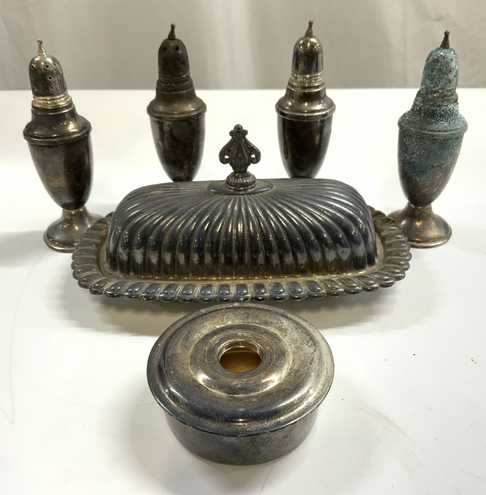 Lot6 Sterling Silver Weighted & Silv Pltd Tabletop (1 of 8)