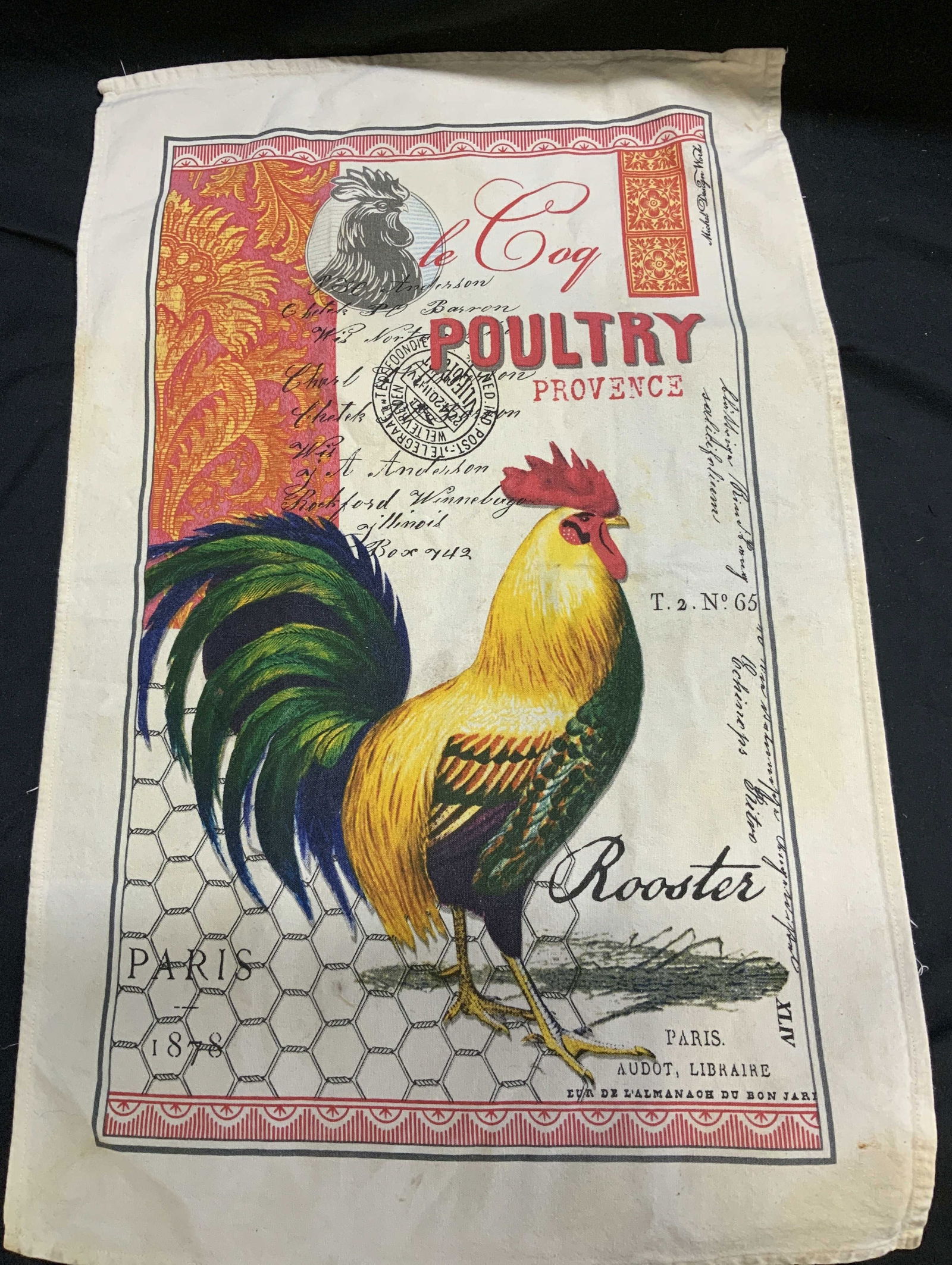 Michel Design Works Rooster Kitchen Tea Towel (1 of 7)