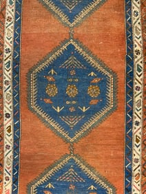 Handmade Fringed Persian Wool Runner