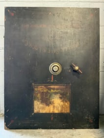 MOSLER SAFE & LOCK CO Atq Iron Safe Door 3ft