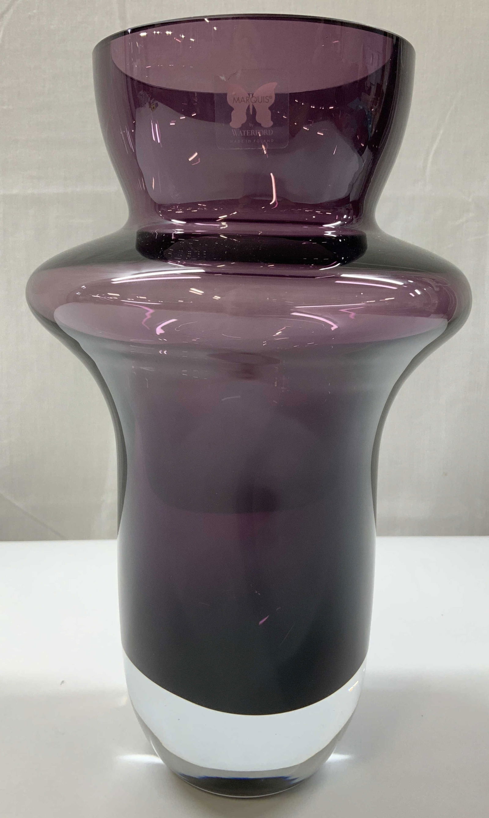 Marquis Waterford Rumba Amethyst Glss Vase POLAND (1 of 7)