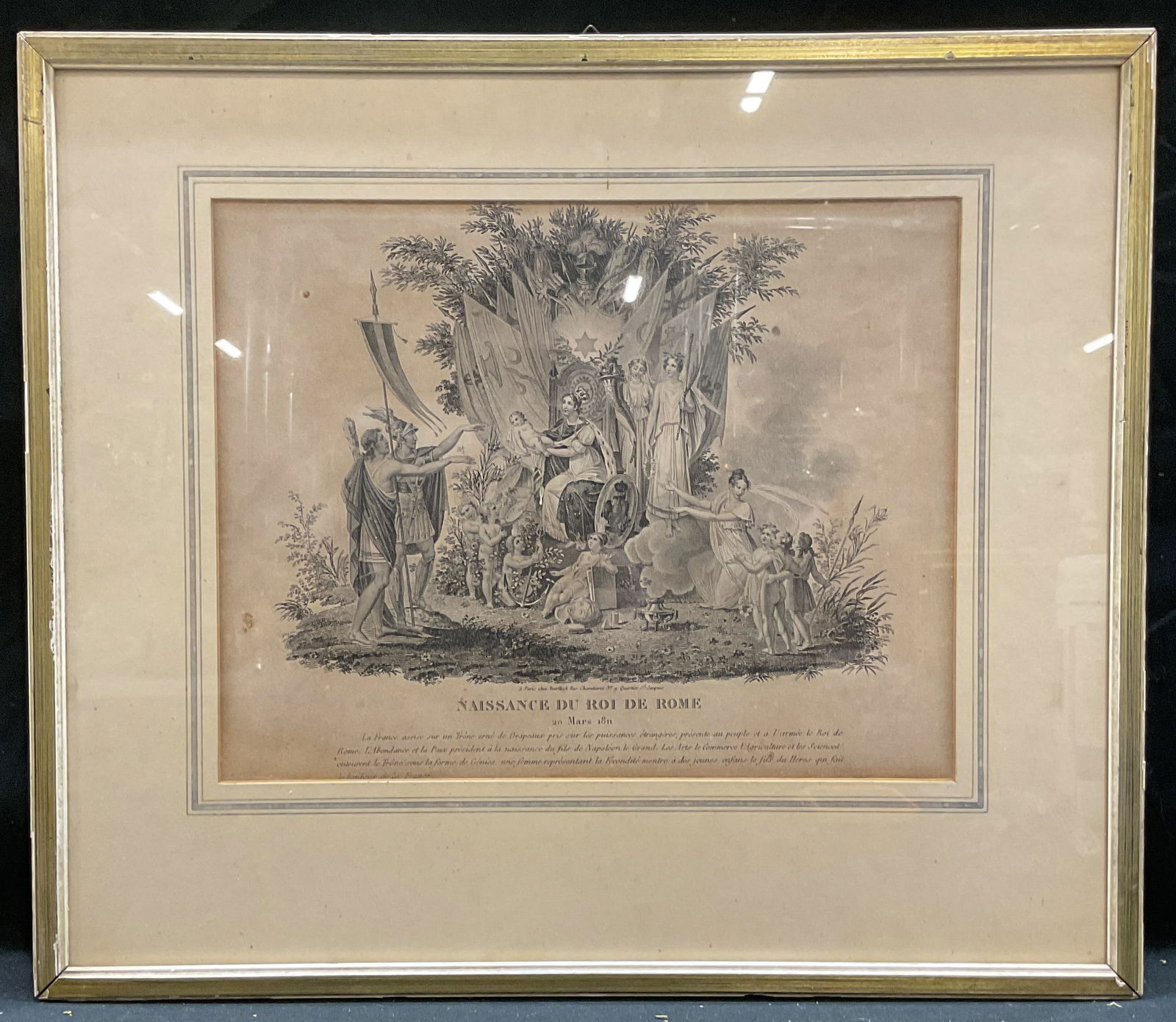 Antq King of Rome Napoleon II Etching France (1 of 6)