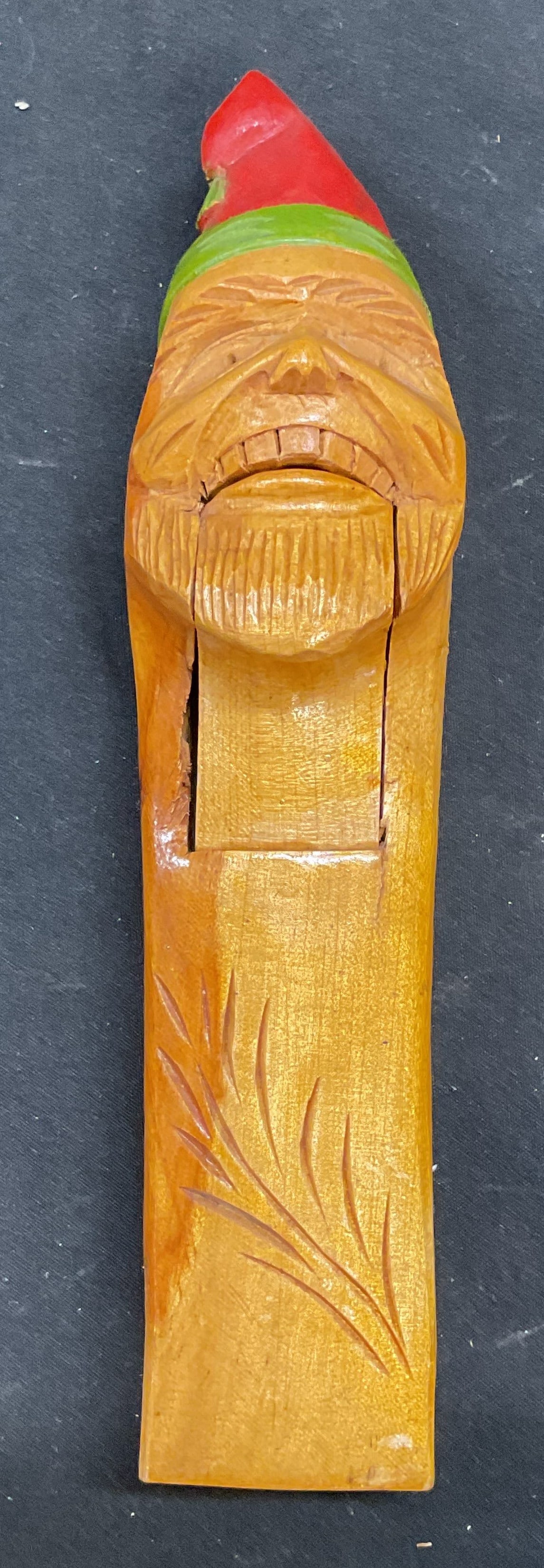 Vtg Hand Carved Folk Art Wood Nutcracker (1 of 6)