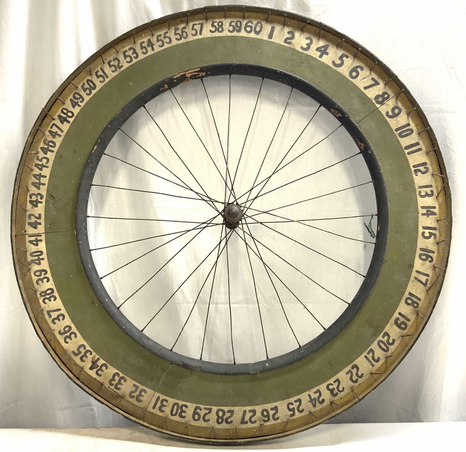 Antq Wood & Metal Spoked Carnival Game Wheel 34in (1 of 8)