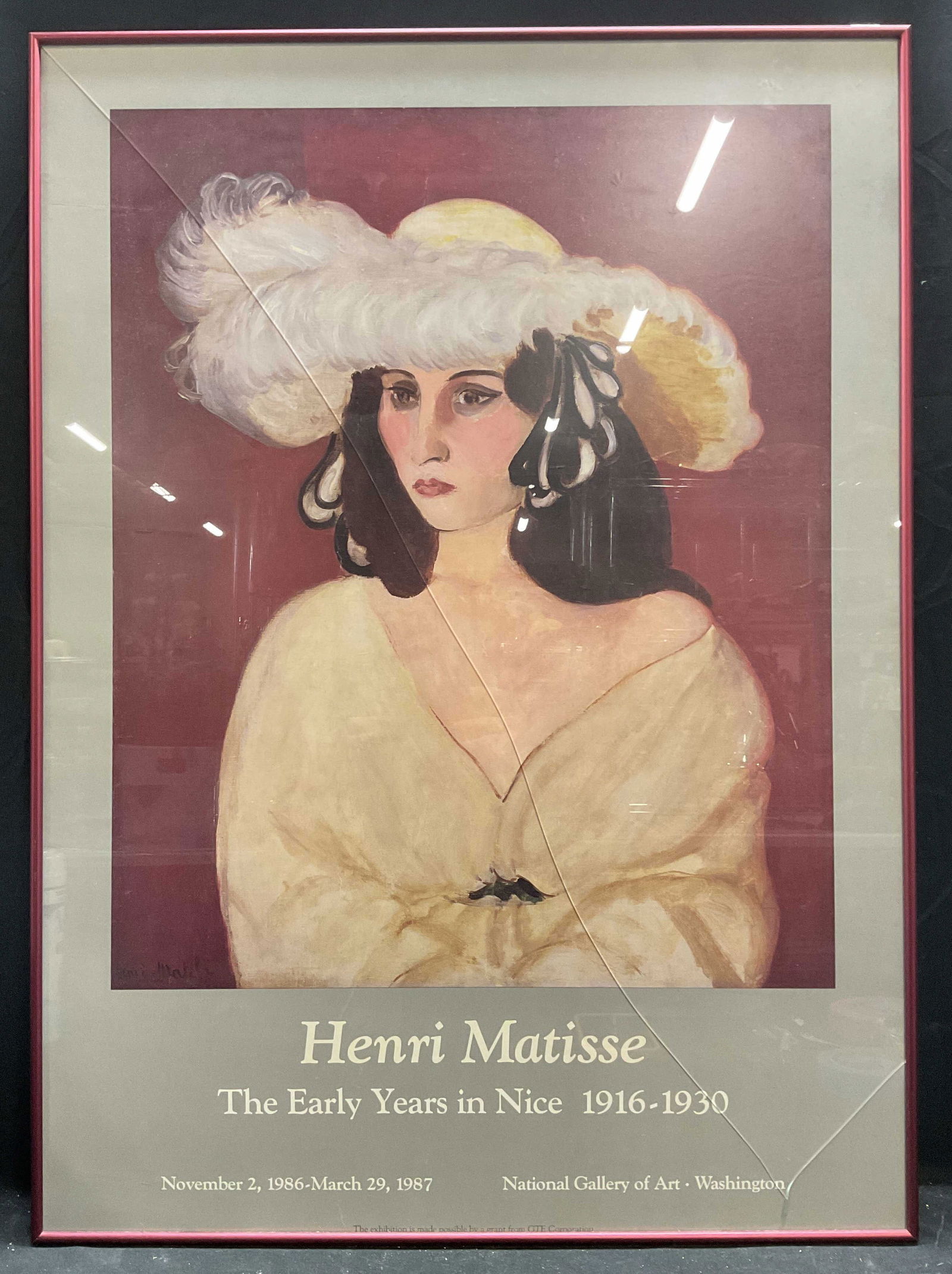 Fr Matisse Early Years in Nice Litho Poster 1986 (1 of 6)