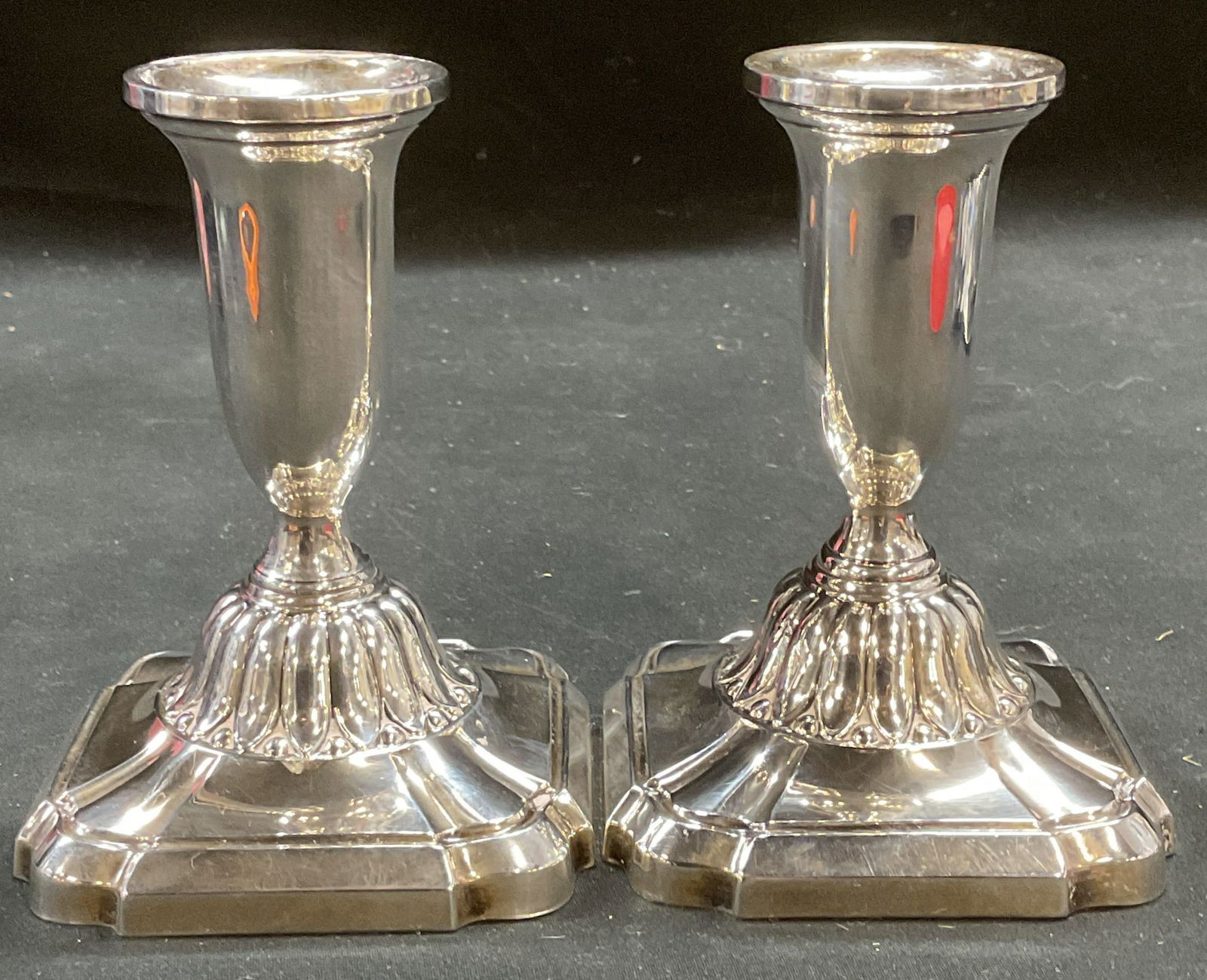 TOWLE Sterling Silver Square Candlesticks (1 of 7)