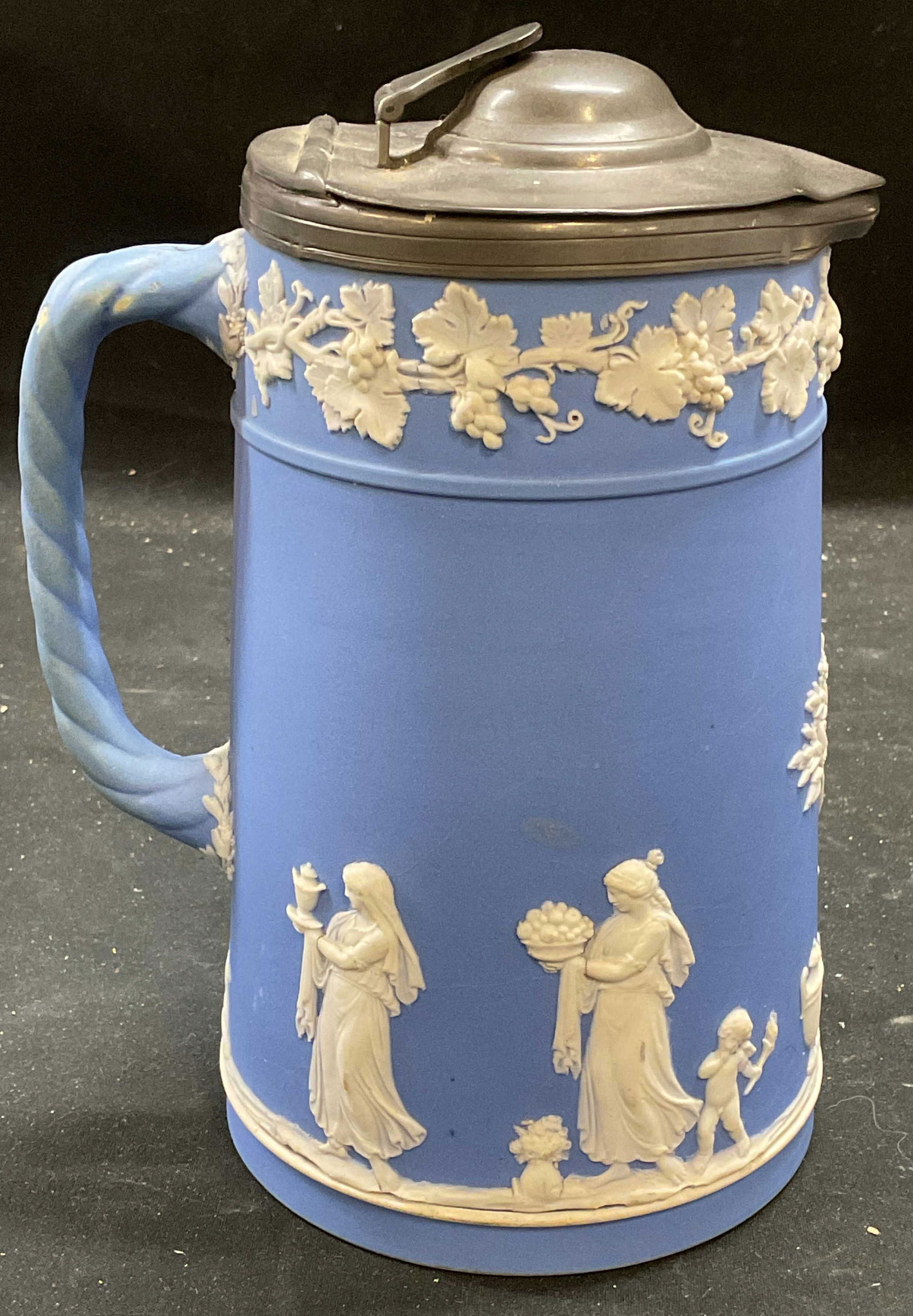 Antique Wedgwood Jasperware Pitcher with Lid (1 of 6)