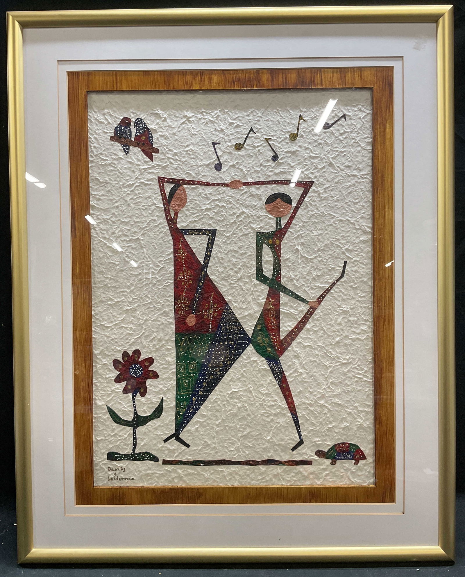 Signed Davitz & Leiderman Dancers Painting 29in (1 of 6)