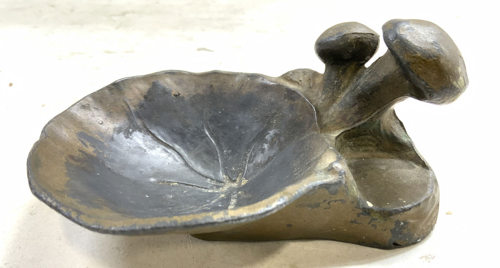 McClelland Barclay Vtg Bronze Mushroom Trinket Dsh (1 of 8)