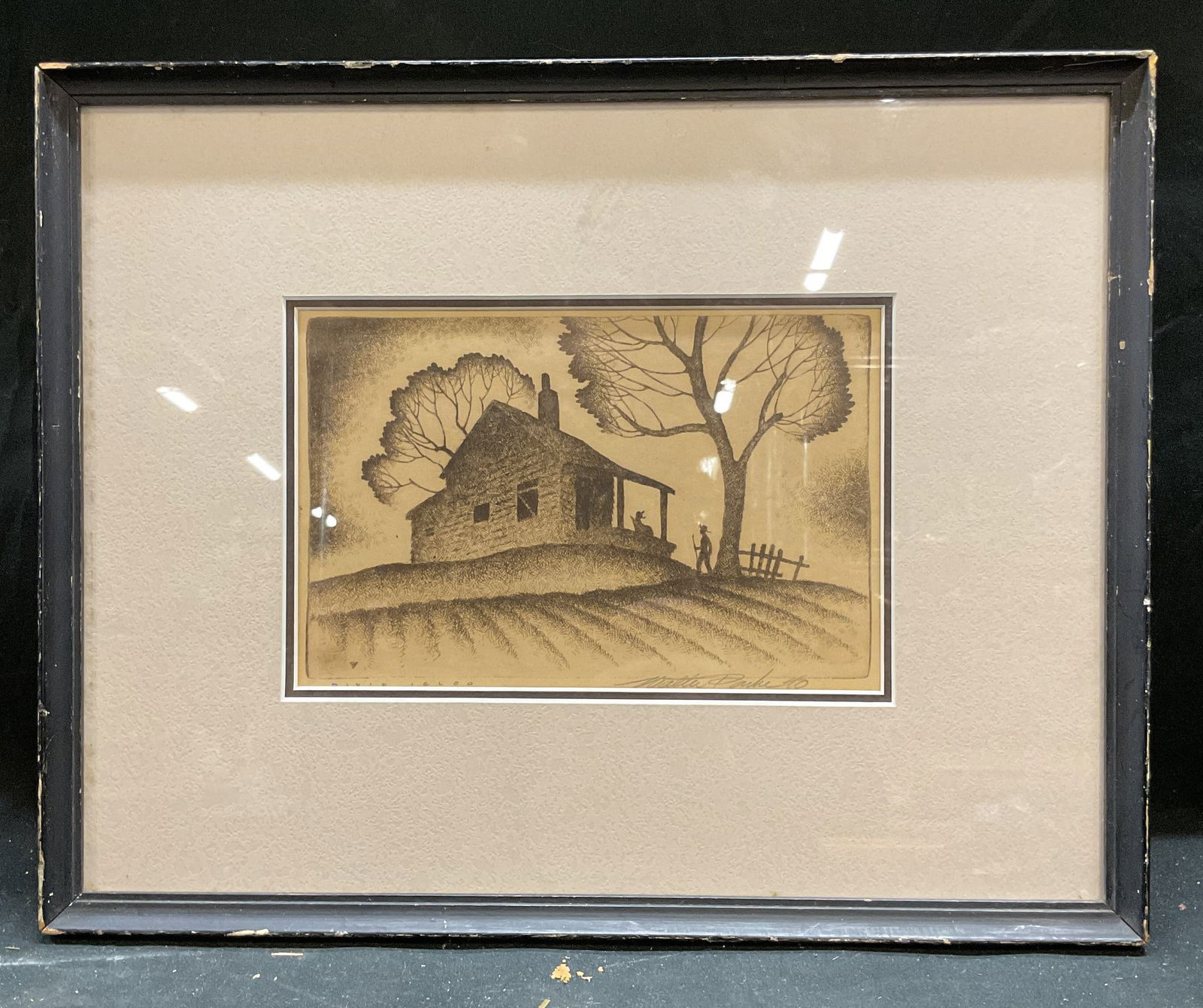 Signed Matthew Parke Dixie Igloo Lithograph (1 of 6)