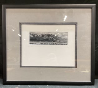 Framed Flatirons Formation Colorado Photograph