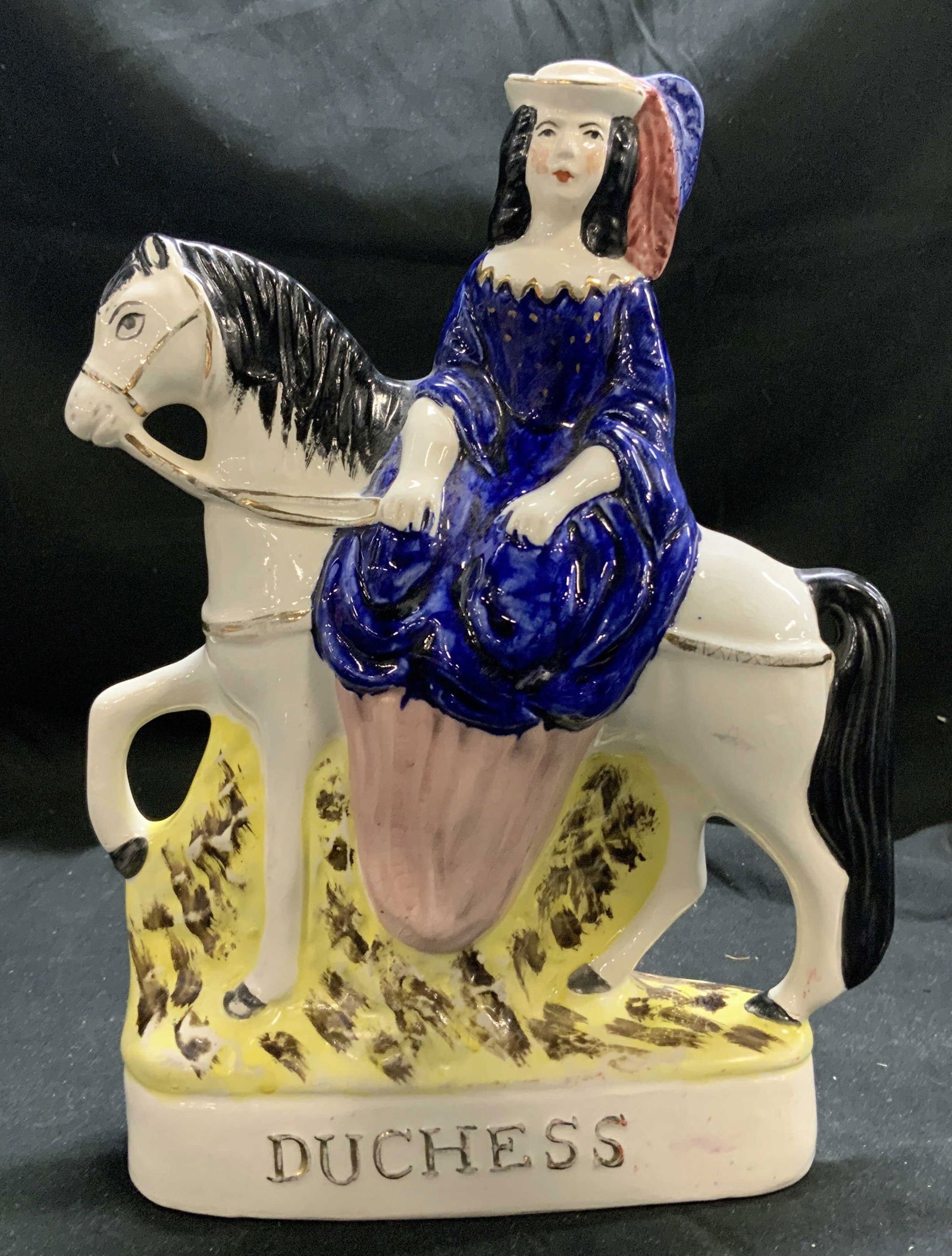 Vntg Staffordshire Duchess Equestrian Figurine (1 of 7)