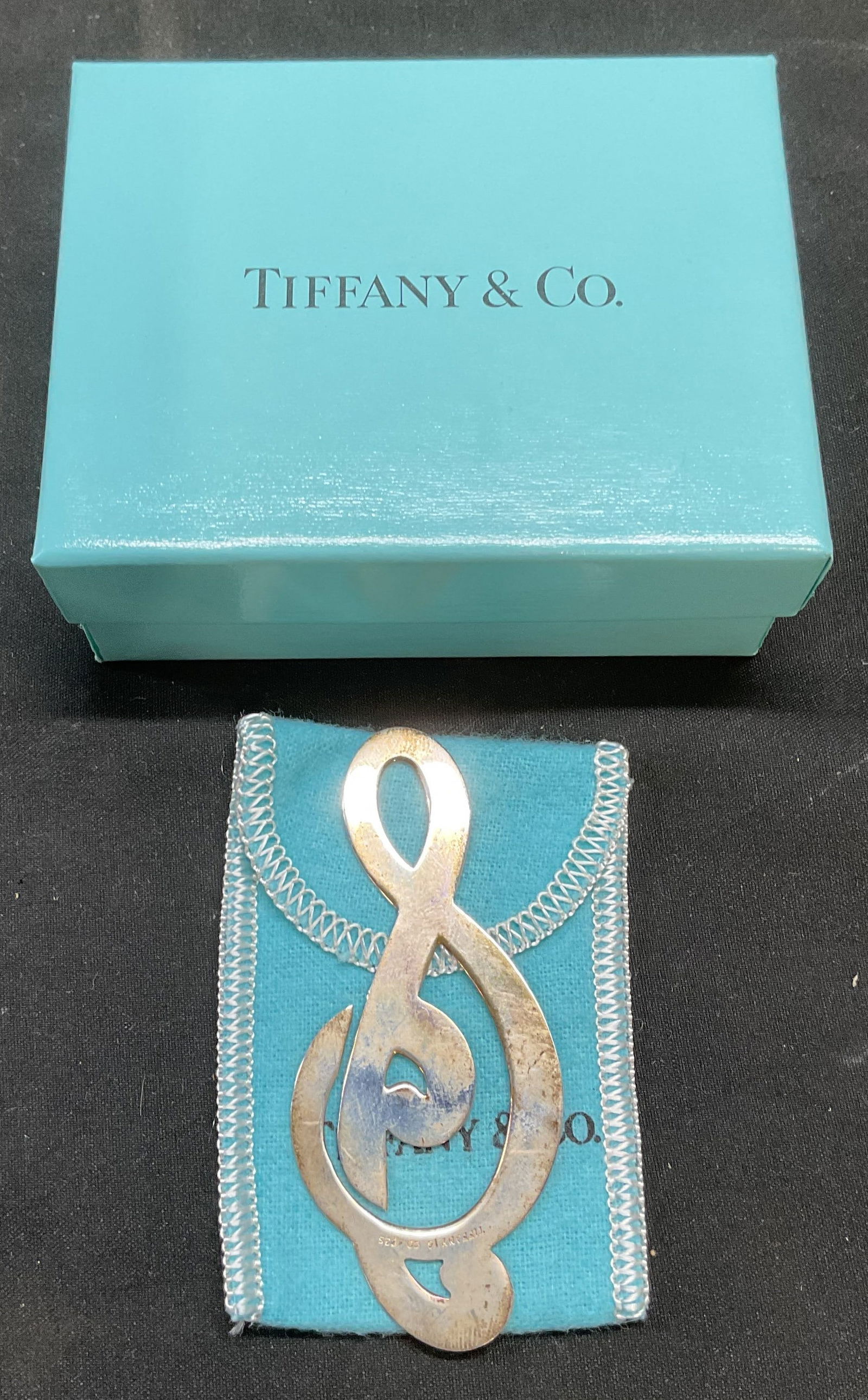Tiffany & Co Sterling Silver Treble Clef Bookmark (1 of 6)