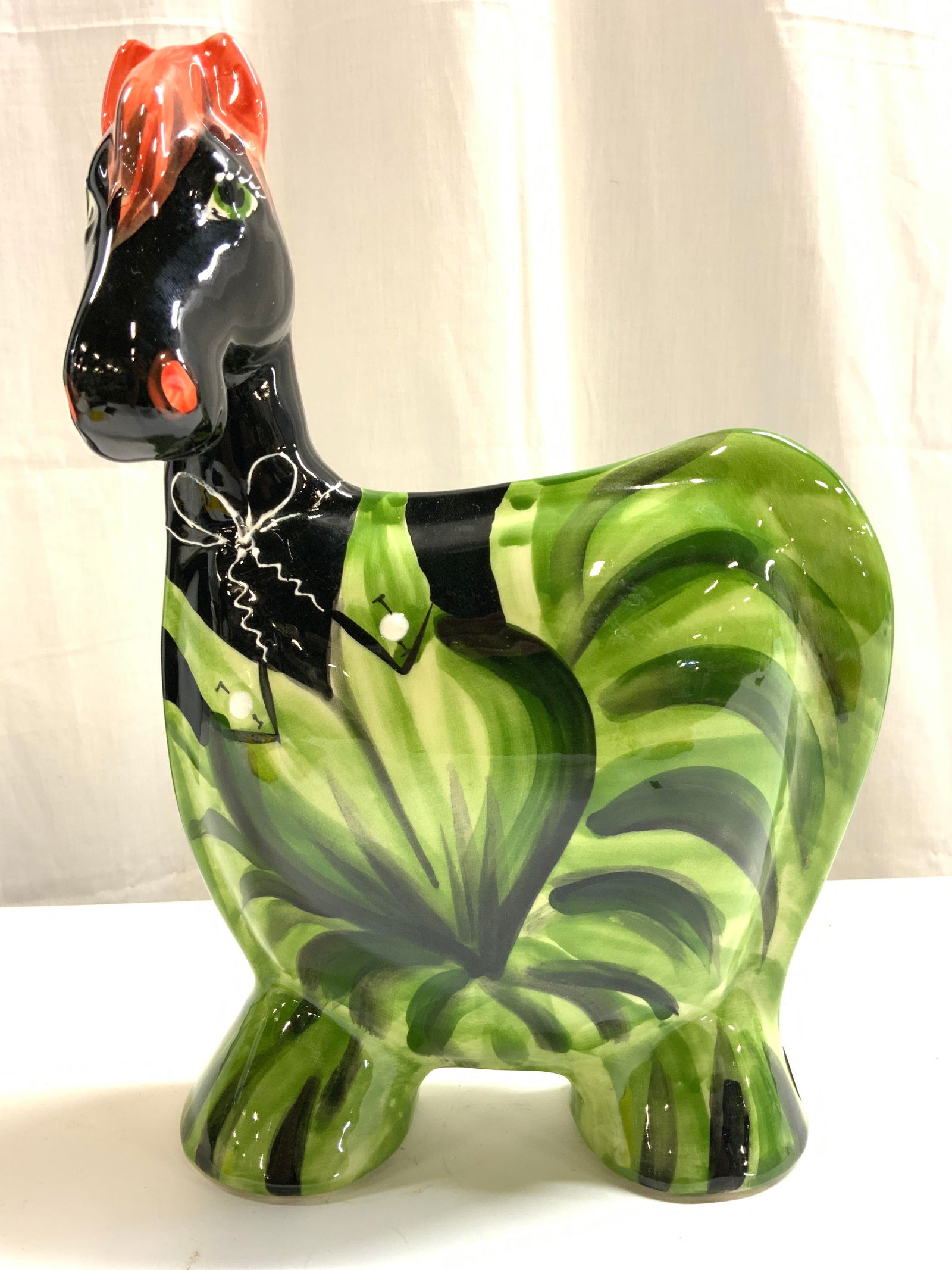 Turov Sgnd Art H Painted Ceramic Horse Figurine (1 of 10)