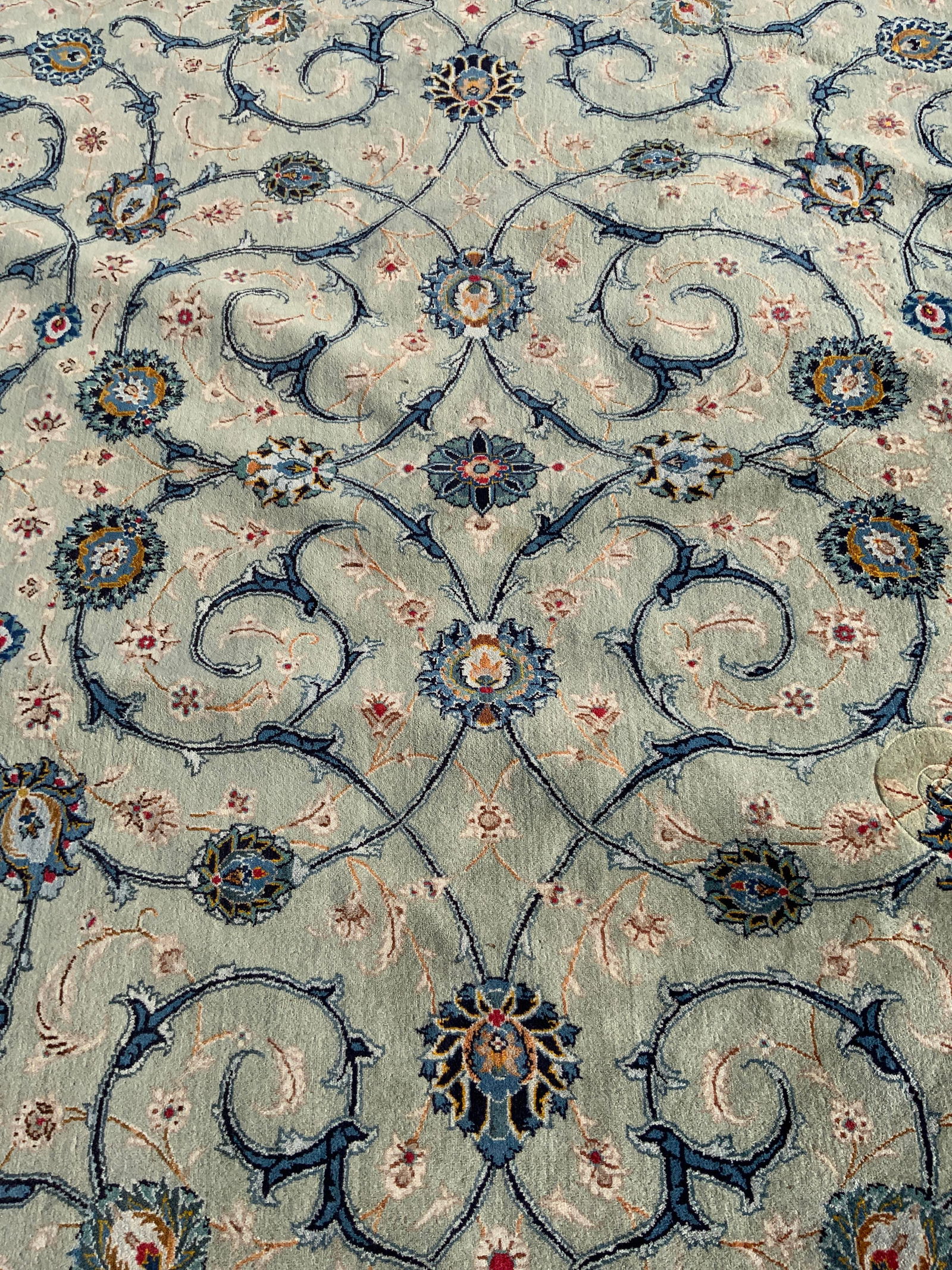 Vintage Oversized Handmade Wool Area Rug (1 of 10)