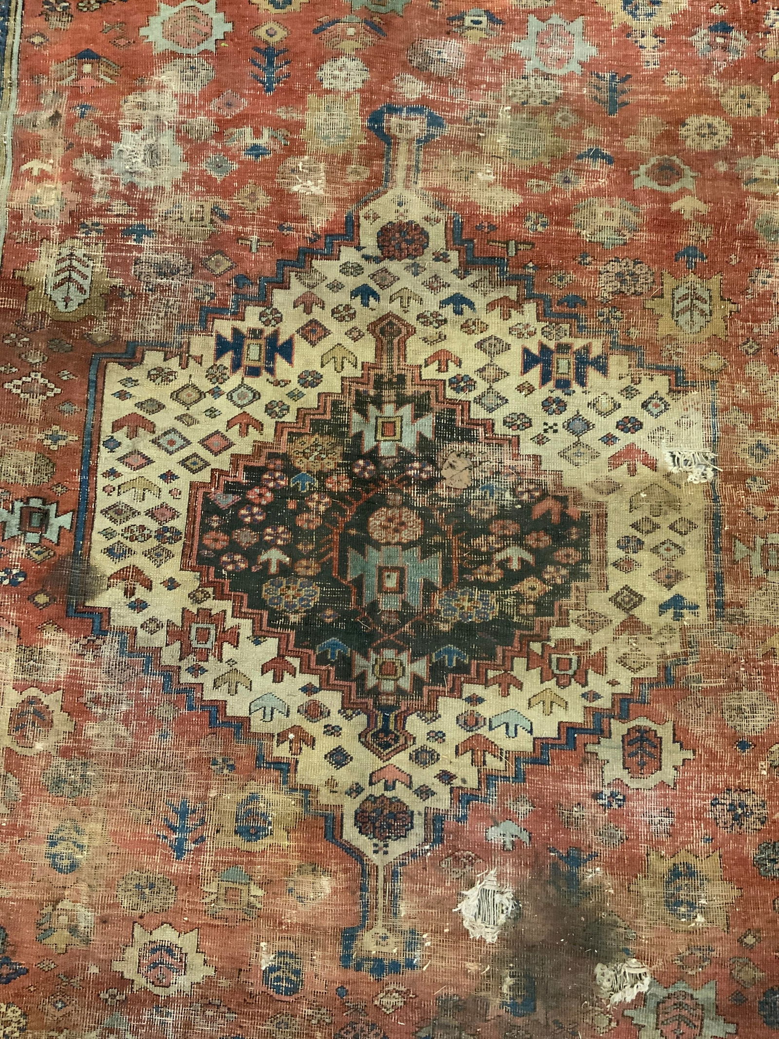 Antique Handmade Turkish Wool Runner (1 of 9)