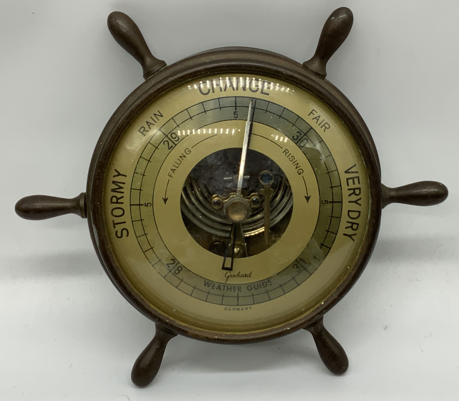 Vntg Gischard Weather Guide Barometer GERMANY (1 of 6)