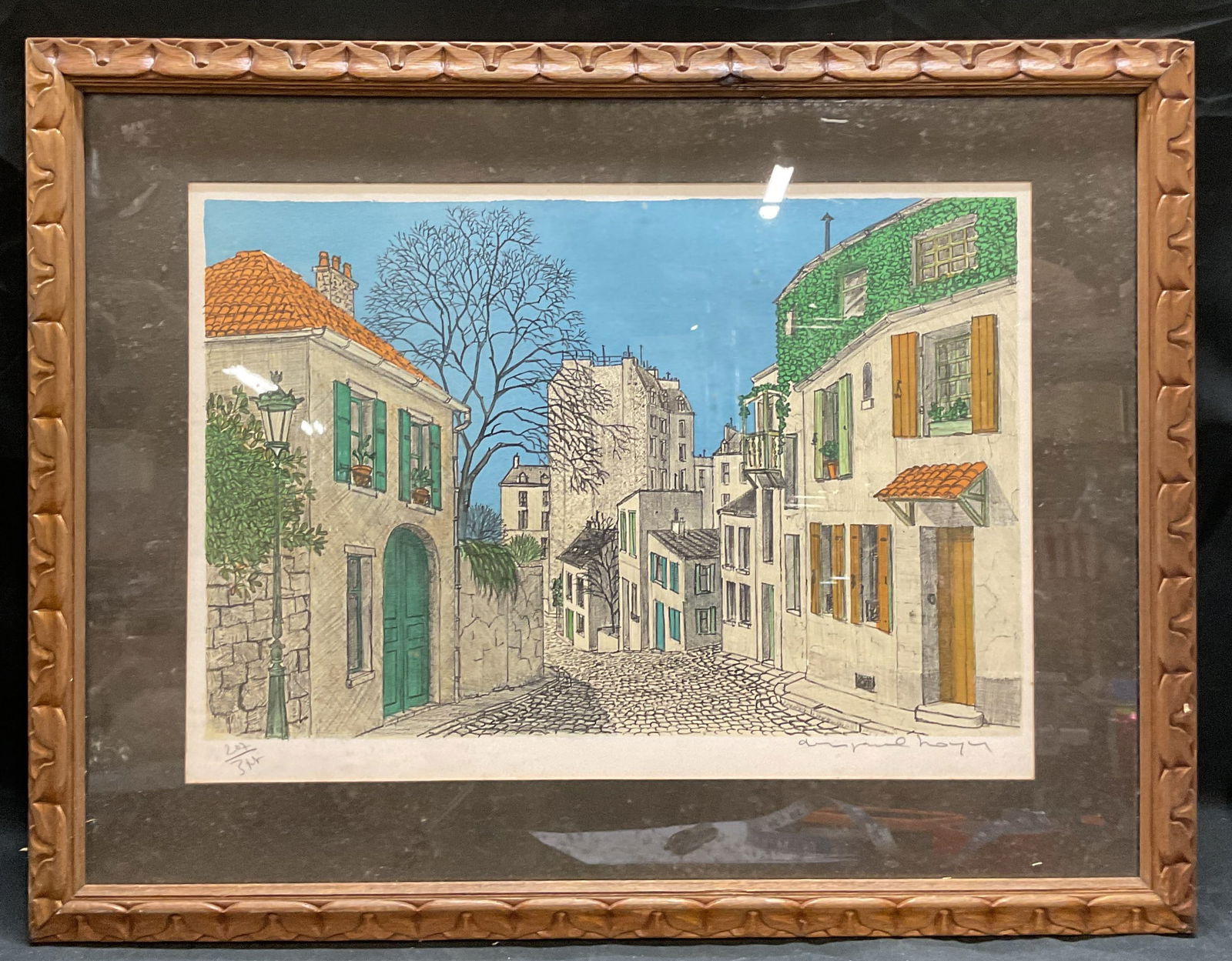 Signed Noyer Provence France Lithograph (1 of 7)