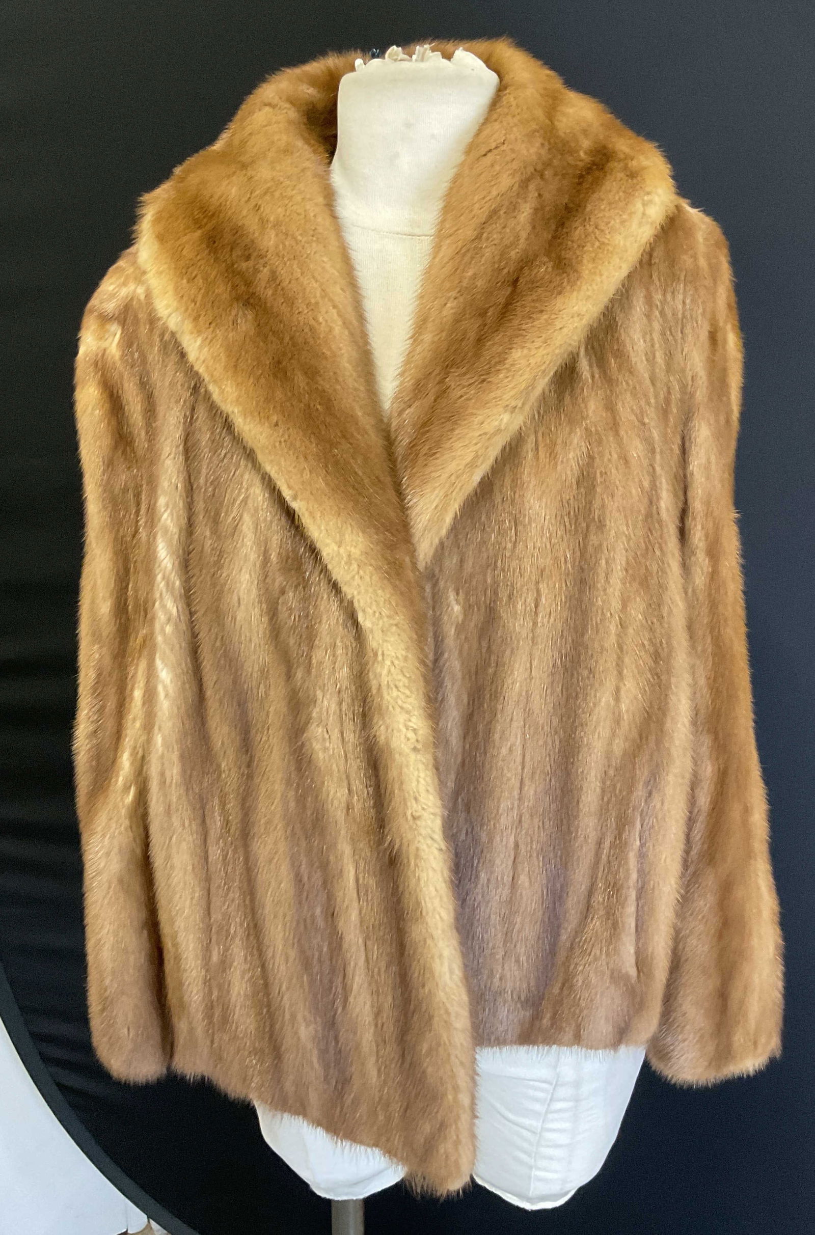 Vtg Furs by Truesdell Tan Mink Fur Coat (1 of 7)