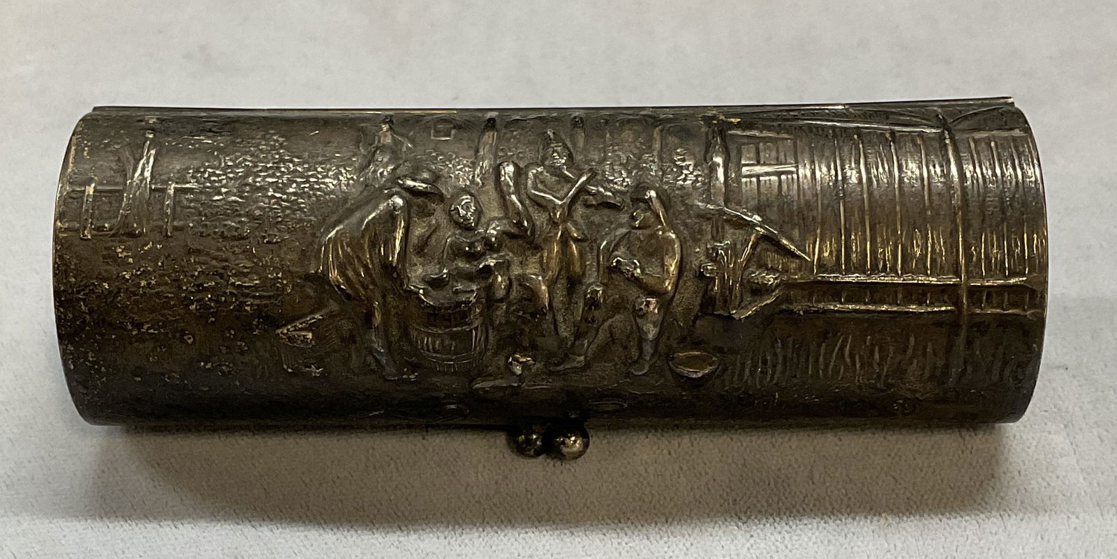 Vintage Hans Jensen Silver Plated Repousse Case (1 of 6)