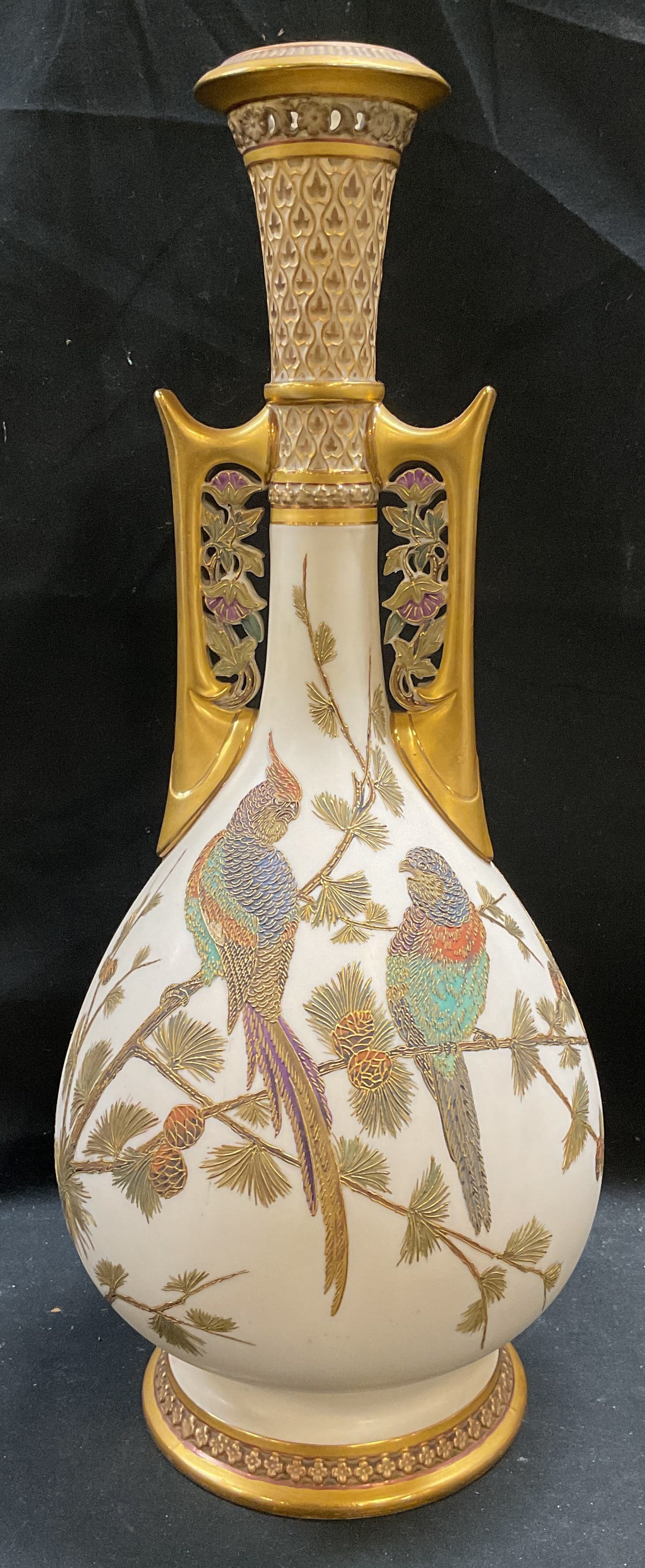 Antique Royal Worcester Porcelain Persian Vase (1 of 8)