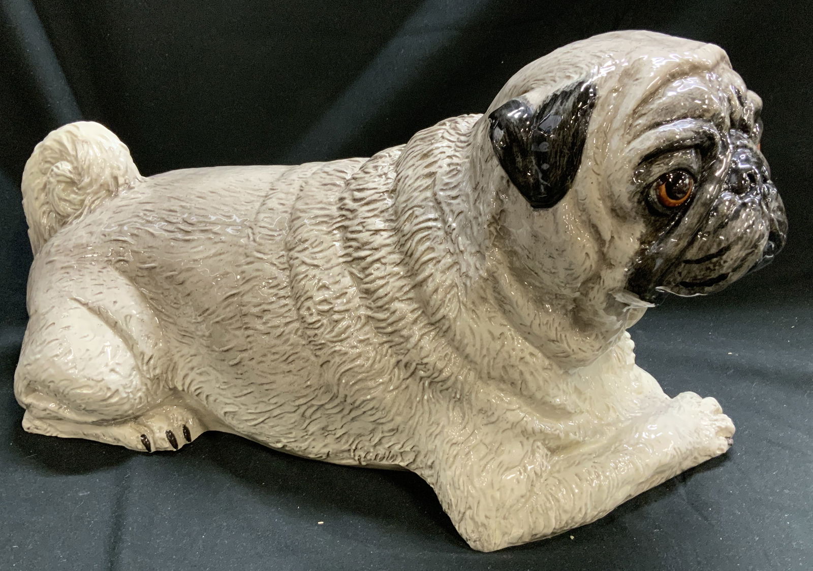 The Townsend Life Size Pug Dog Ceramic Sculpture (1 of 8)