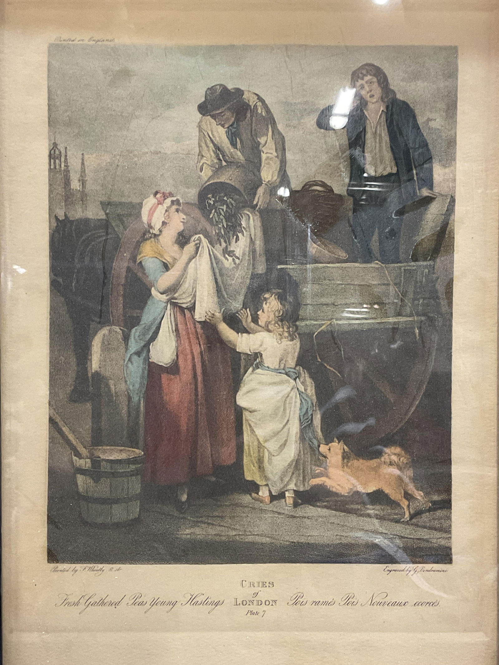 Antq Wheatley Vendramini Cries of London Engraving (1 of 6)