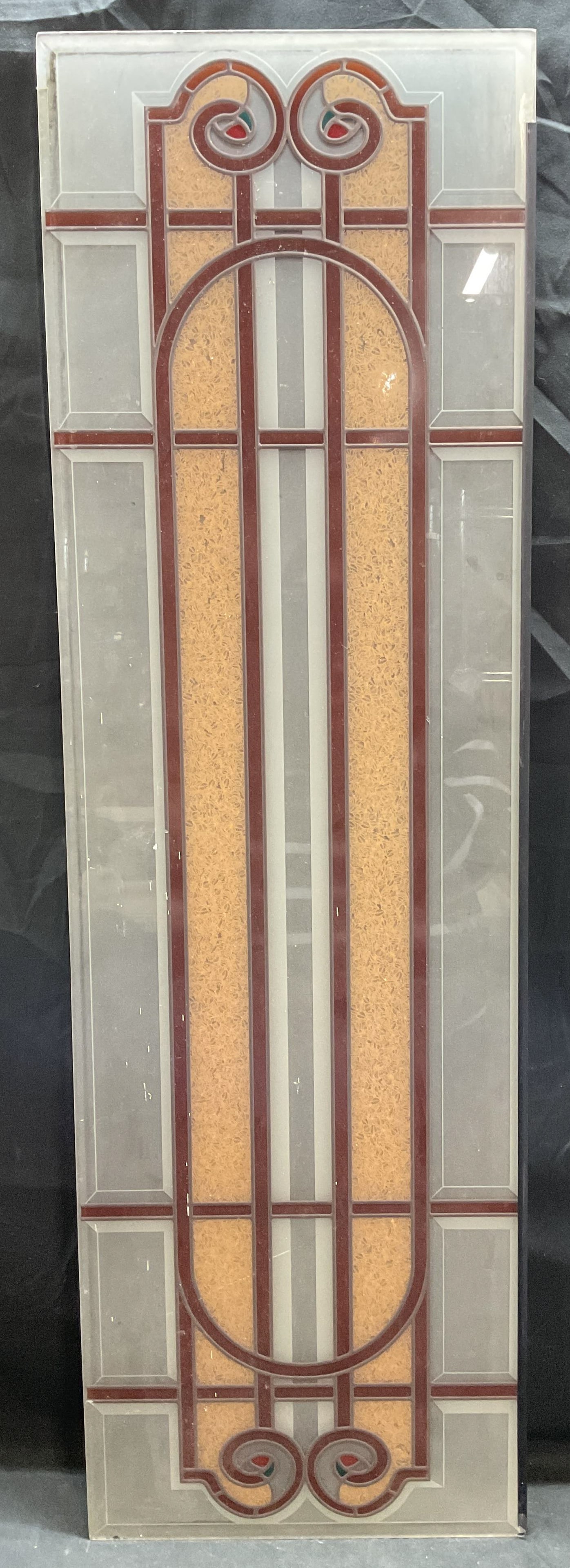 Stained Glass Style Panel 42x13 Inches (1 of 6)