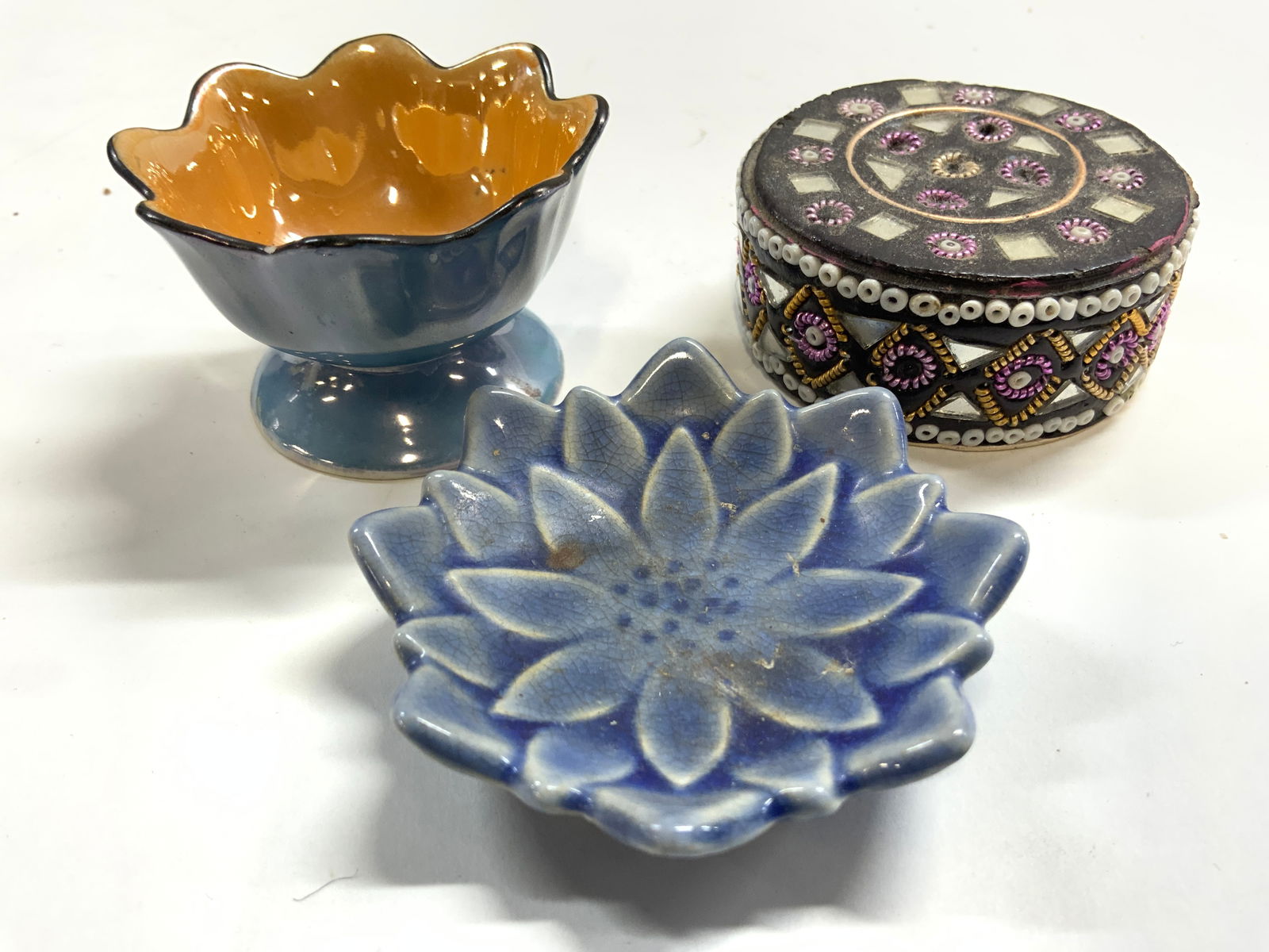 Lot 3 Assorted Trinket Dishes & More (1 of 6)